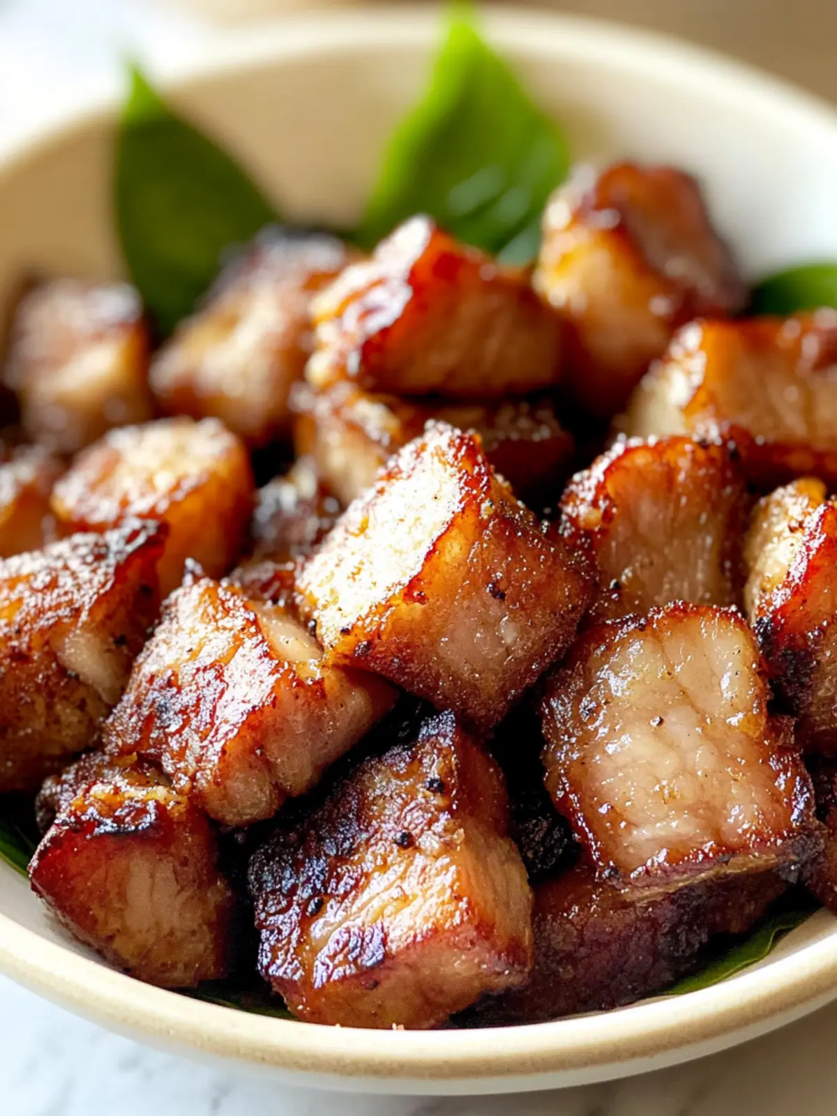 Crispy Air Fryer Pork Belly Bites with Just 4 Ingredients 2 Crispy Air Fryer Pork Belly Bites only 4 ingredients!