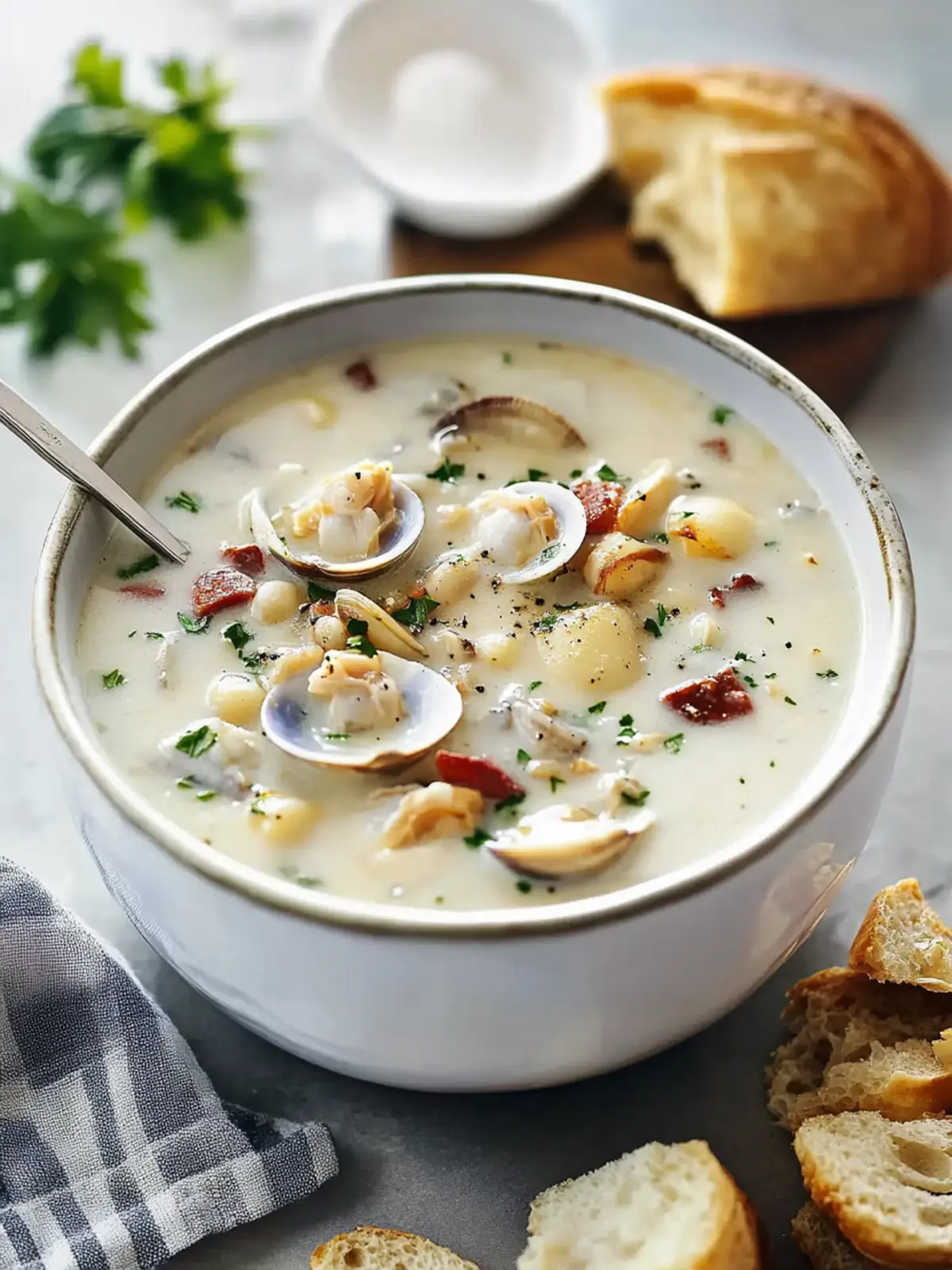 Creamy New England Clam Chowder You’ll Want on Chilly Nights 3 New England Clam Chowder