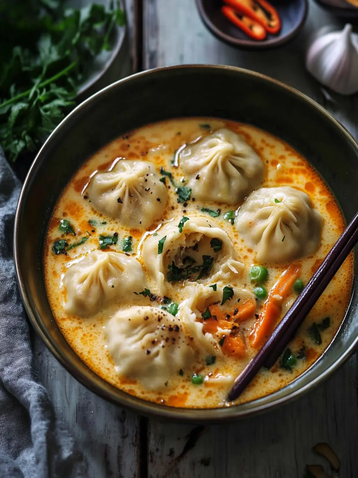 Quick Coconut Curry Soup with Dumplings for Cozy Nights 4 Quick Coconut Curry Soup with Dumplings