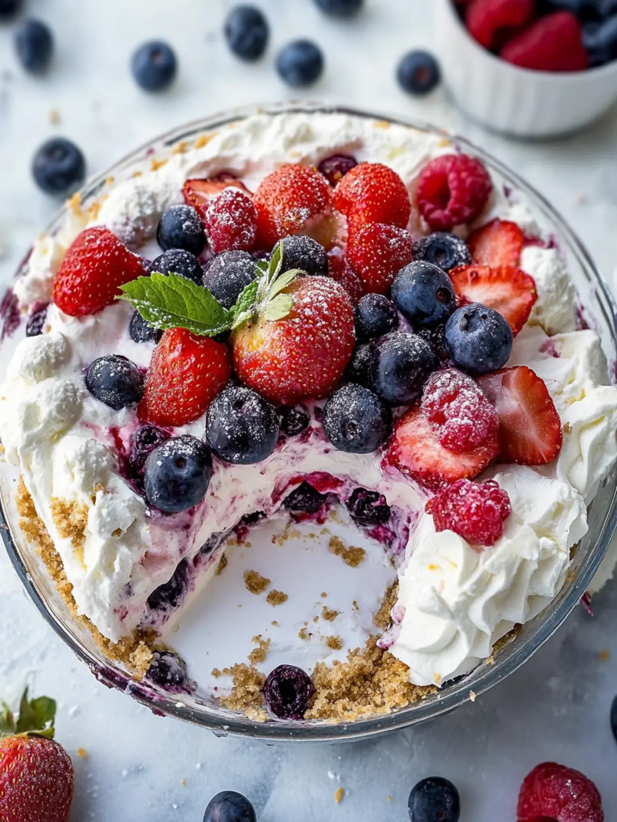 No Bake Berry Dessert Lush That Impresses Every Time 3 No Bake Berry Dessert Lush