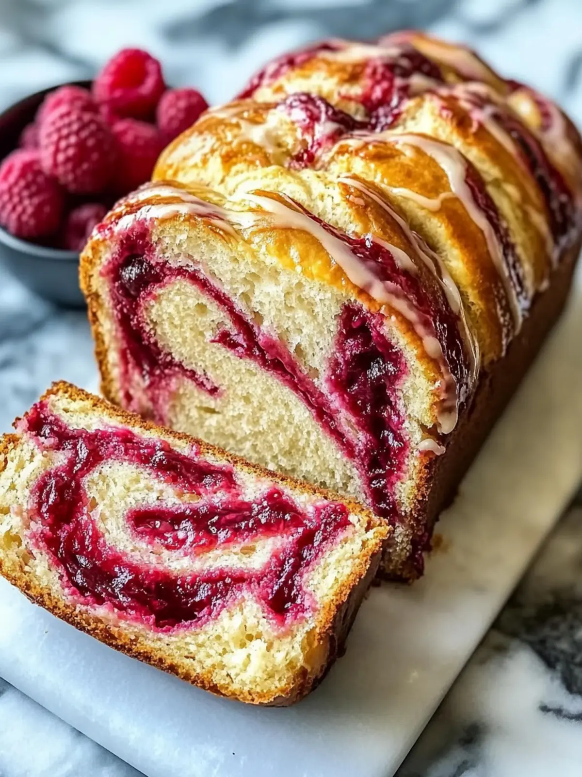 Raspberry Swirl Brioche Loaf: Your Perfect Breakfast Treat 2 Raspberry Swirl Brioche Loaf
