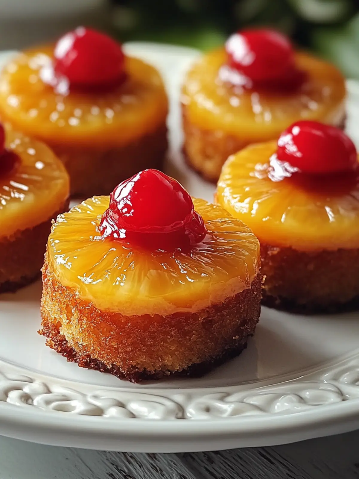 Delicious Classic Mini Pineapple Upside Down Cakes to Savor 4 Classic Mini Pineapple Upside Down Cakes