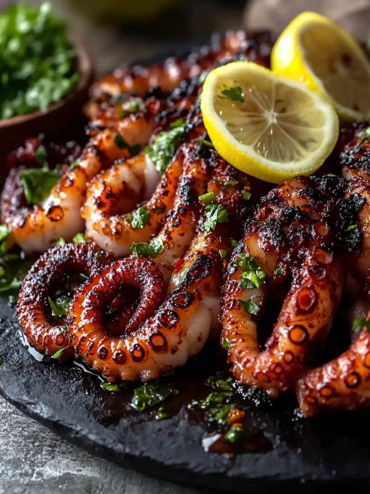 Elevate Your BBQ with Delicious Grilled Octopus and Lemon Butter 5 Delicious Grilled Octopus with Smoked Paprika and Lemon Butter Recipe