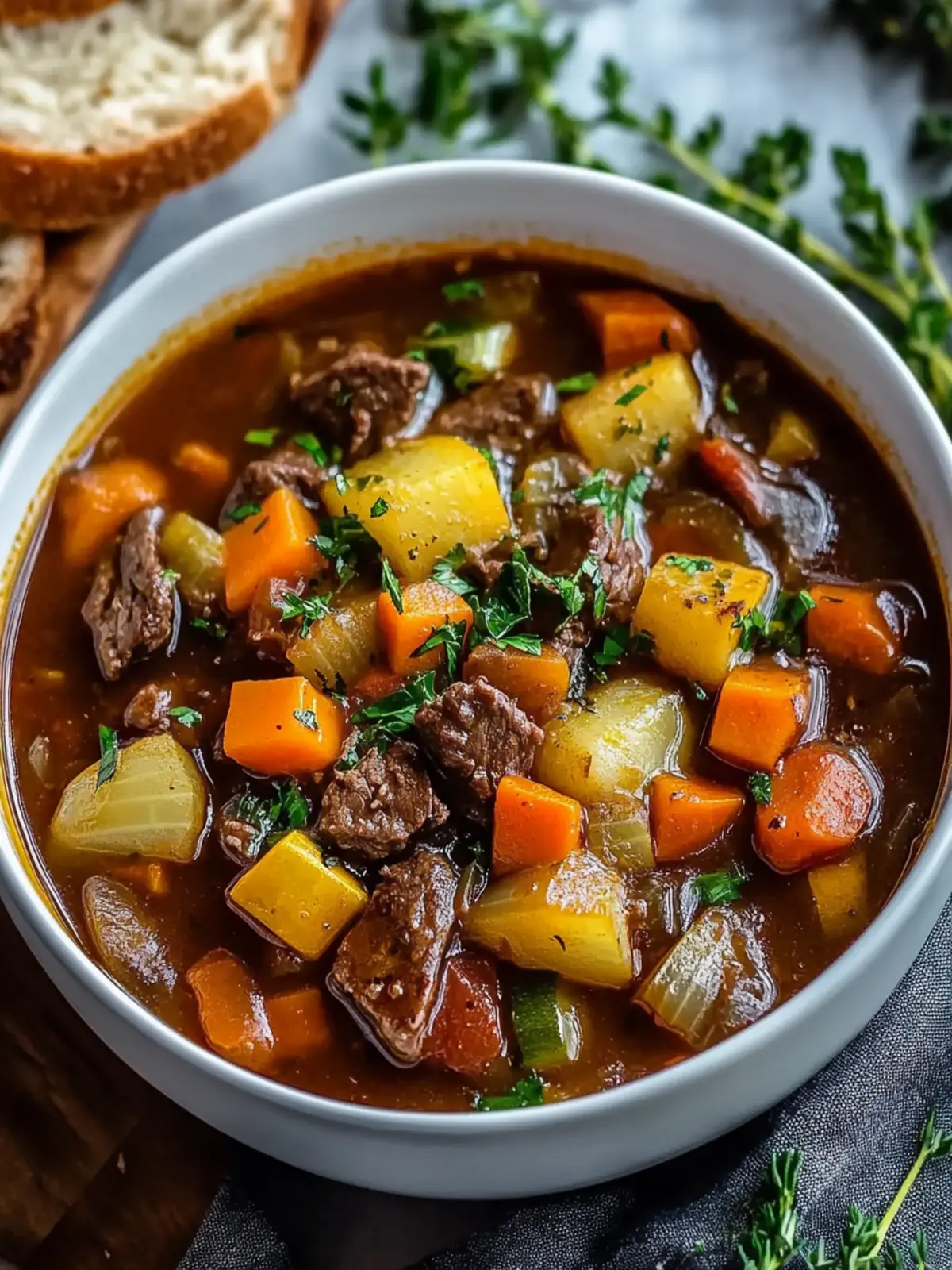 Cozy Up with Hearty Braised Vegetable Beef Soup Tonight 2 Braised Vegetable Beef Soup