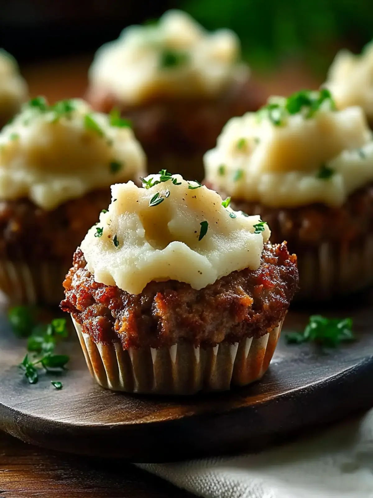 Delicious Mini Meatloaf Muffins with Mashed Potato Frosting Magic 3 Delicious Mini Meatloaf Muffins with Mashed Potato Frosting