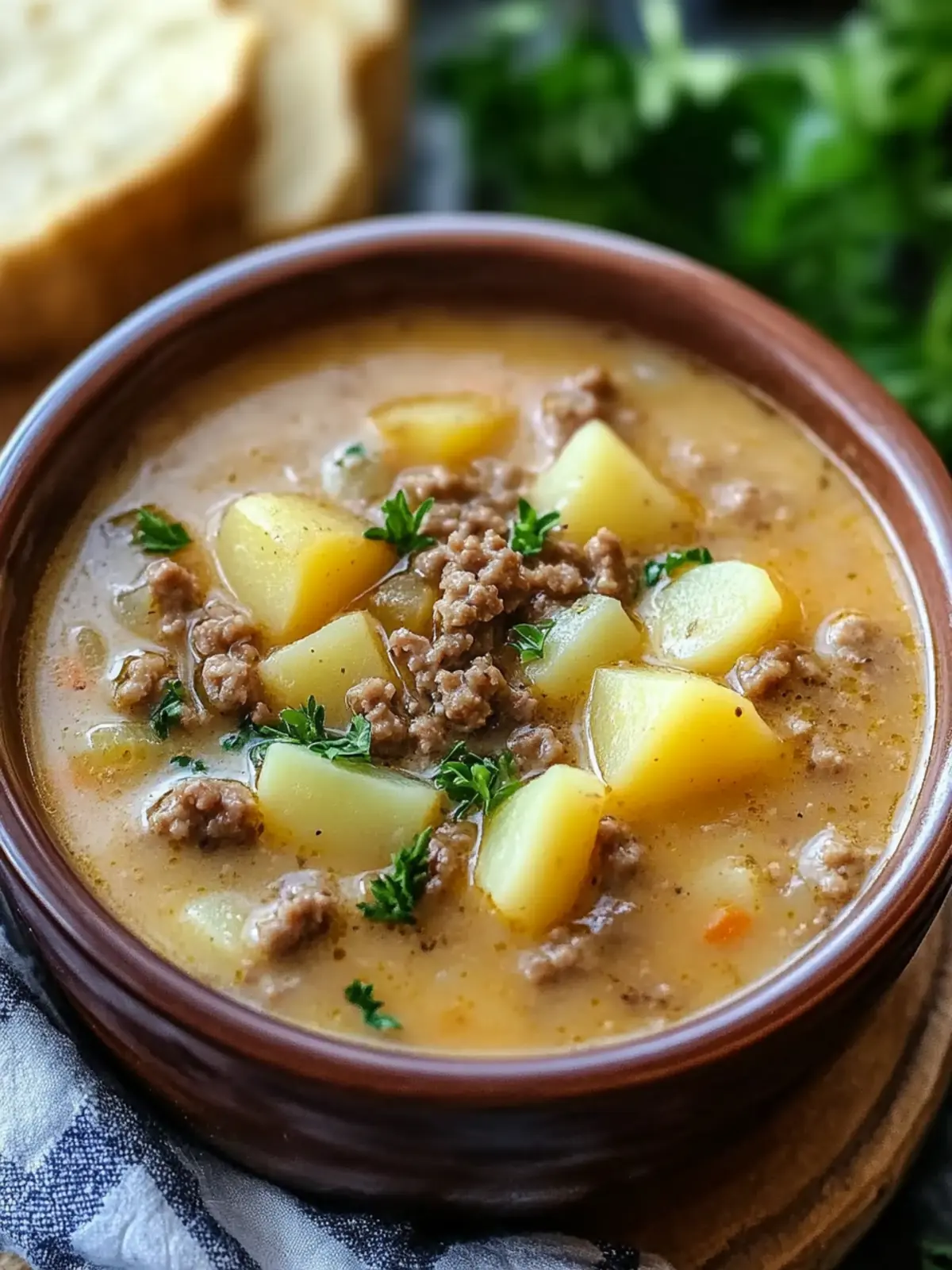 Crock Pot Hamburger Potato Soup: Comfort in Every Bowl 2 Crock Pot Hamburger Potato Soup