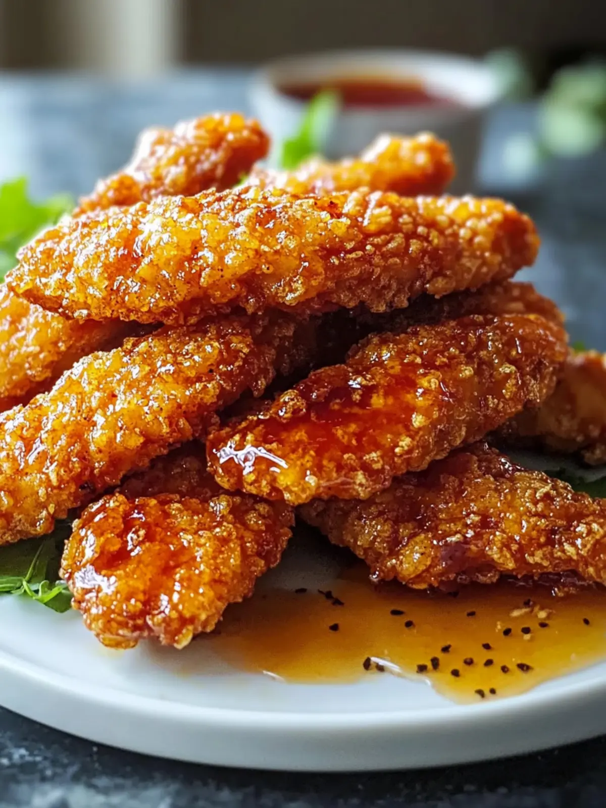 3 Ultra-Crispy Hot Honey Chicken Tenders You'll Crave 4 3 Ultra-Crispy hot honey chicken tenders