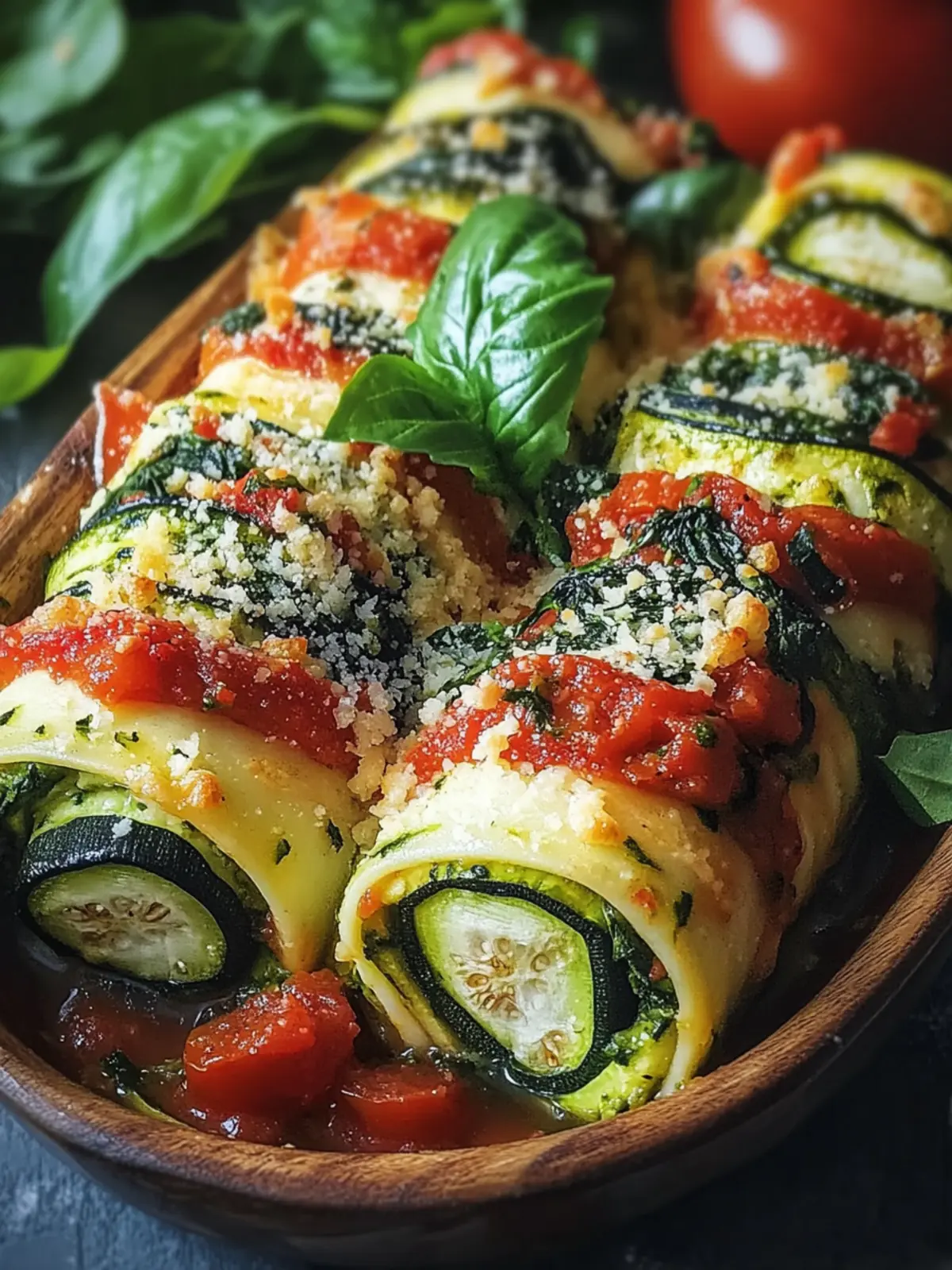 Delicious Vegan Zucchini Spinach Rollatini You’ll Love 3 Vegan Zucchini Spinach Rollatini