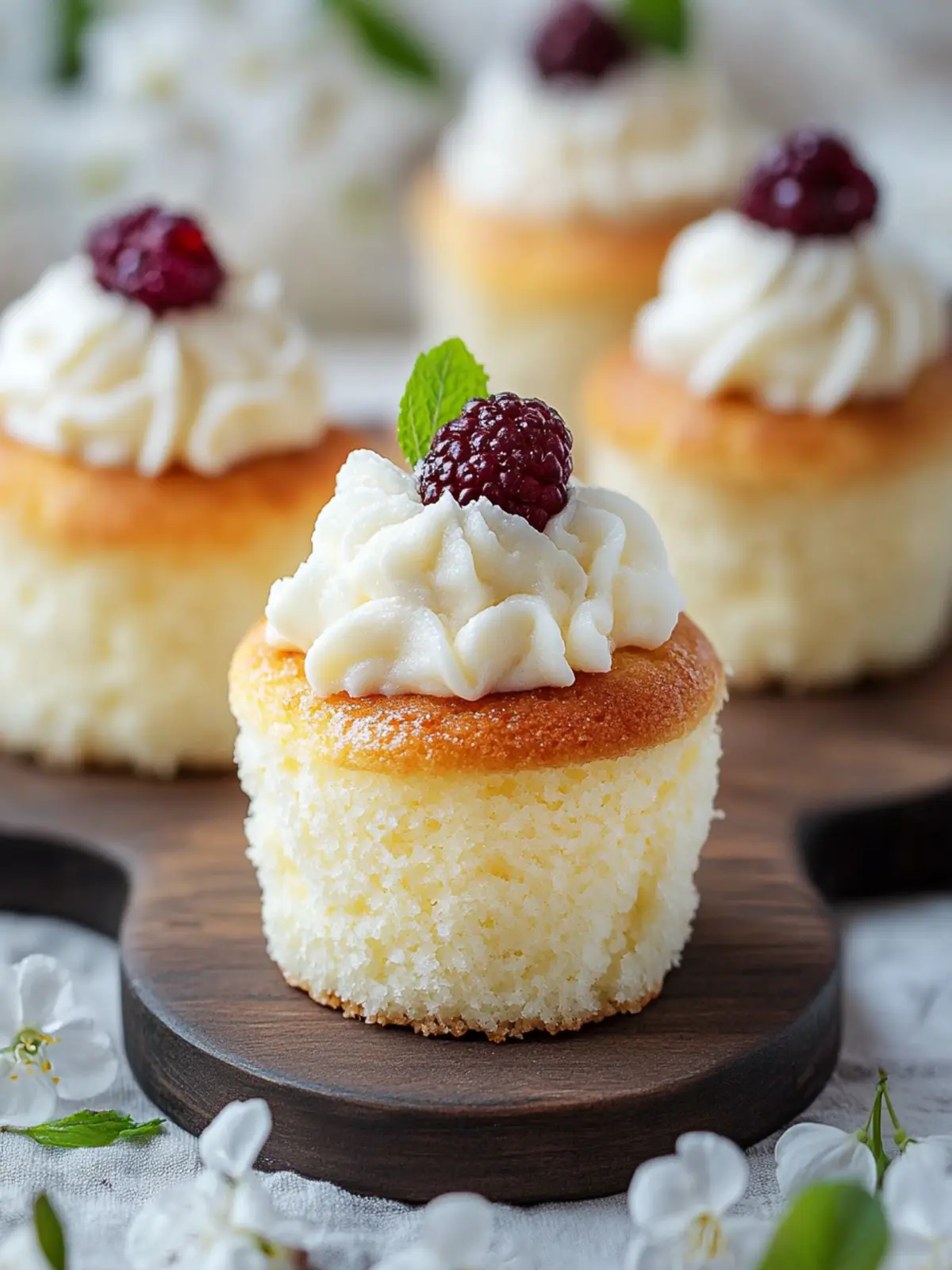 Fluffy Japanese Cotton Cheesecake Cupcakes for Sweet Moments 2 Fluffy Japanese Cotton Cheesecake Cupcakes