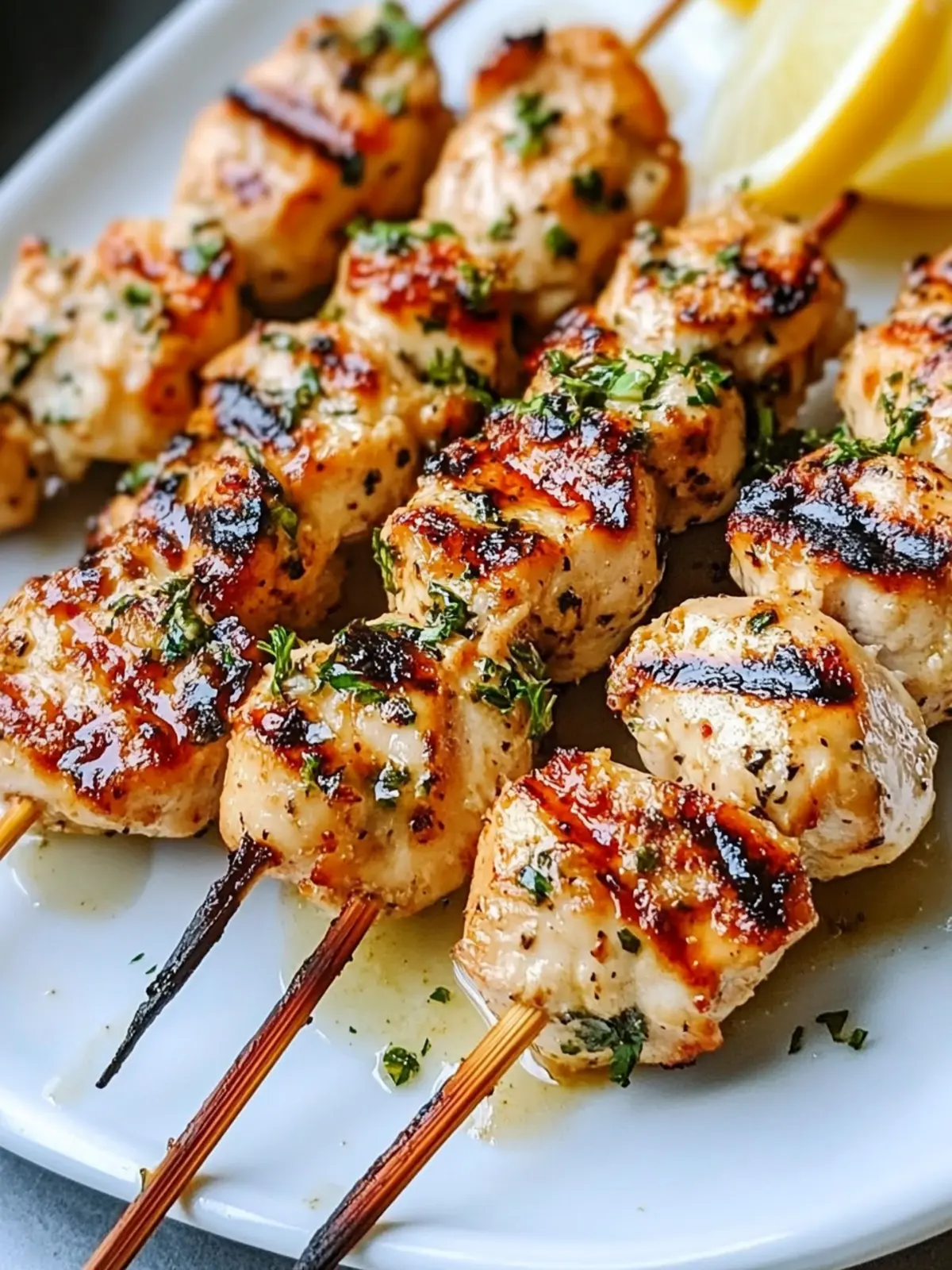 Garlic Parmesan Chicken Skewers: Your Perfect Grilled Delight 4 Garlic Parmesan Chicken Skewers: Grilled to Flavorful Perfection Recipe