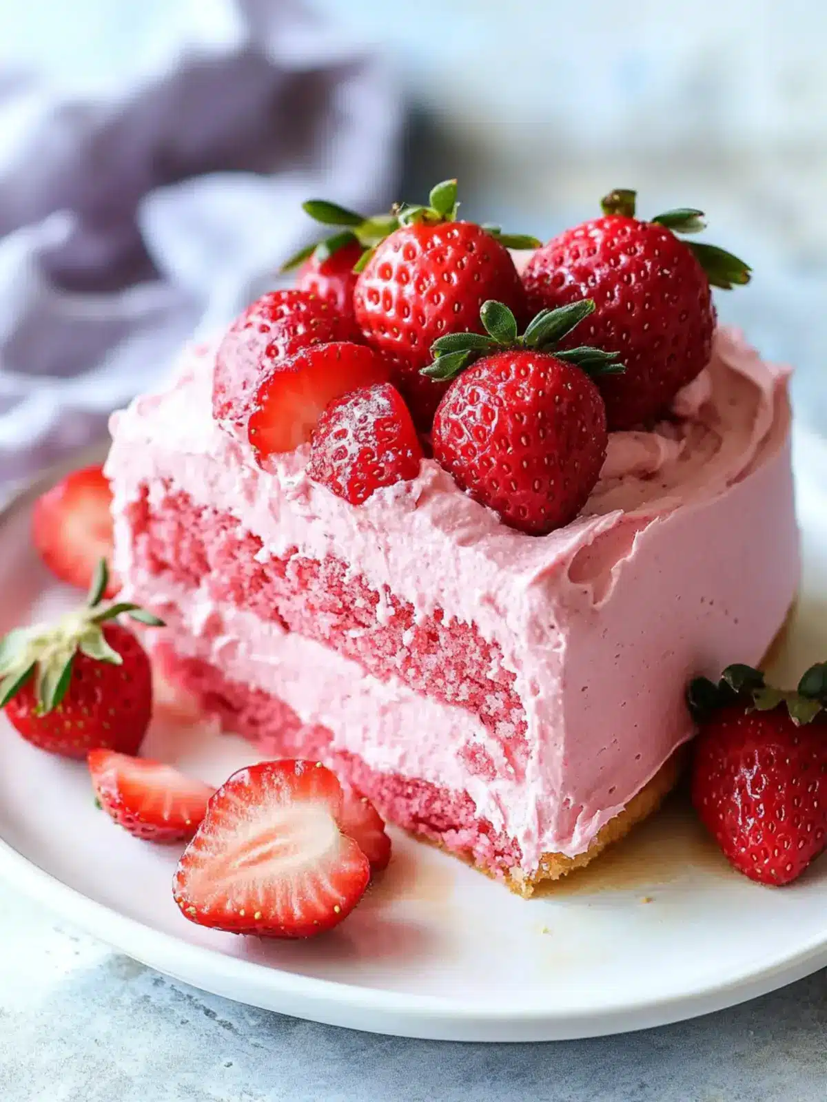 Double Strawberry Cake That Will Win Your Heart 3 Double Strawberry Cake