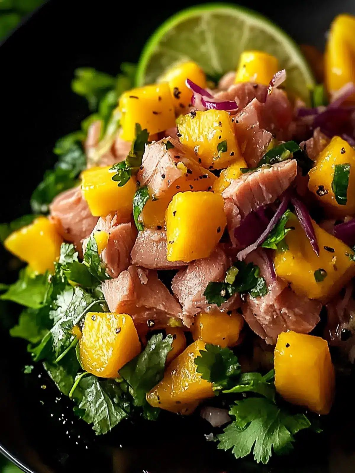 Mango Lime Tuna Salad: A Flavorful Twist on Lunch Bliss 2 Mango Lime Tuna Salad