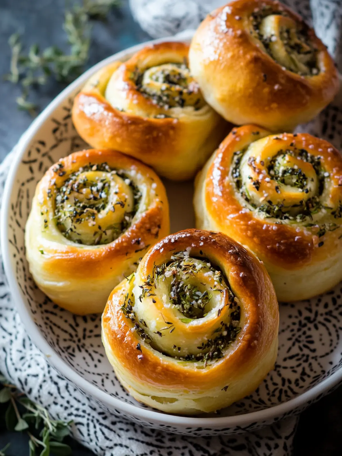 Light Savory Herb Rolls Delight: Fluffy Comfort Awaits! 5 Light Savory Herb Rolls
