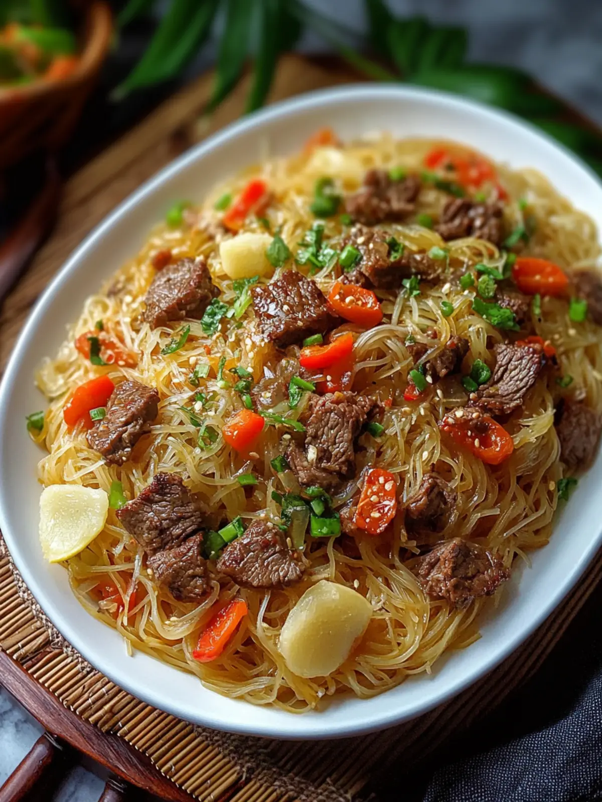 Filipino Pancit with Beef: A Heartwarming Family Favorite 2 Filipino Pancit With Beef