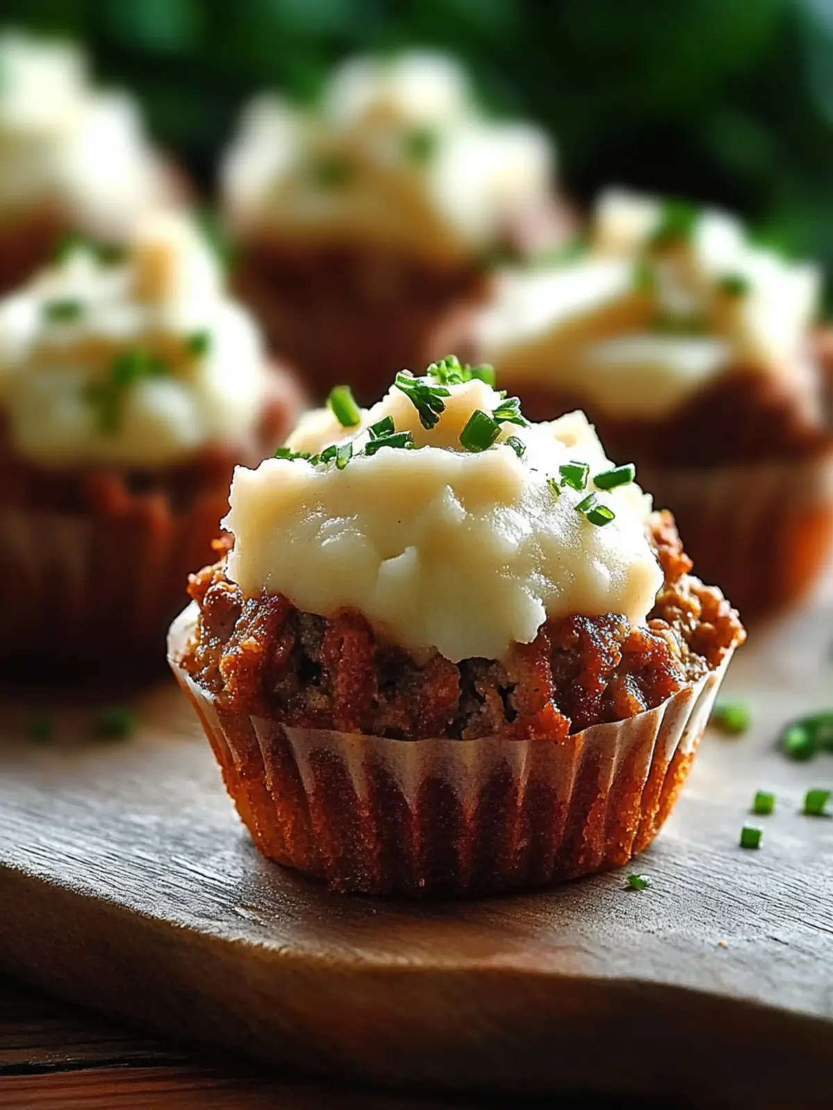 Delicious Mini Meatloaf Muffins with Mashed Potato Frosting Magic 5 Delicious Mini Meatloaf Muffins with Mashed Potato Frosting