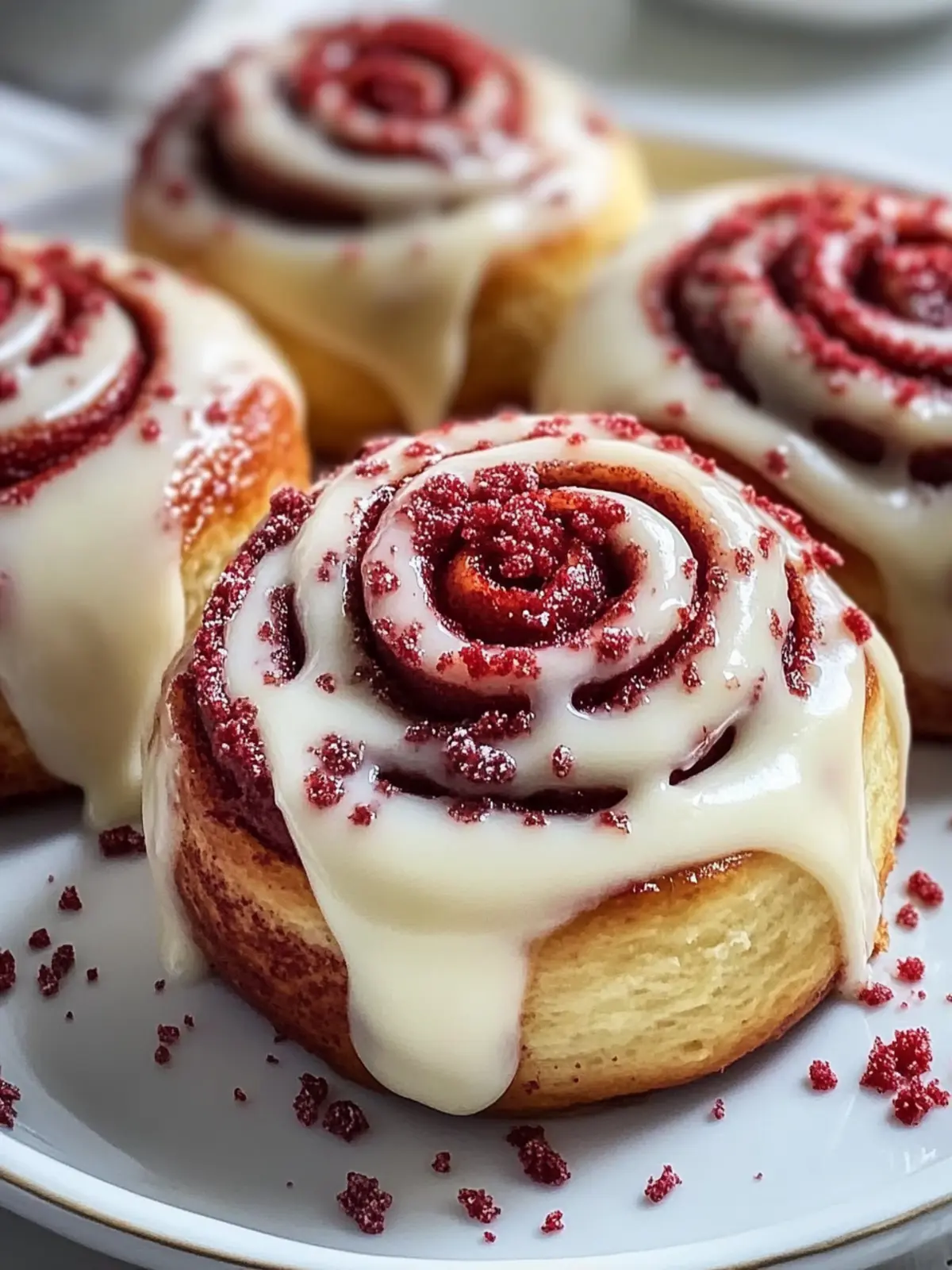 Irresistible Red Velvet Cinnamon Rolls for a Sweet Surprise 4 Red Velvet Cinnamon Rolls