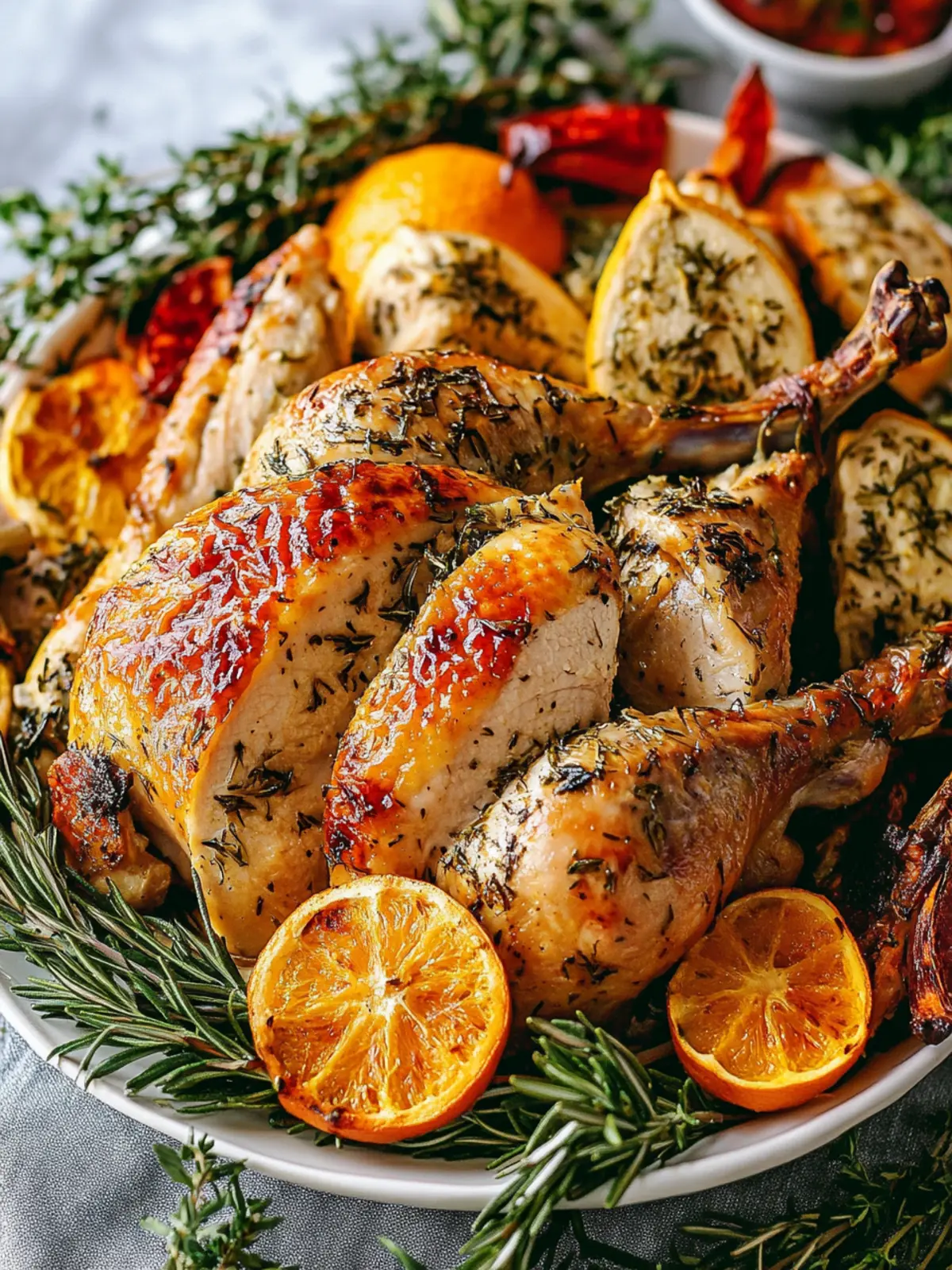Delicious Rosemary Orange Roasted Turkey for Unforgettable Feasts 3 Rosemary Orange Roasted Turkey