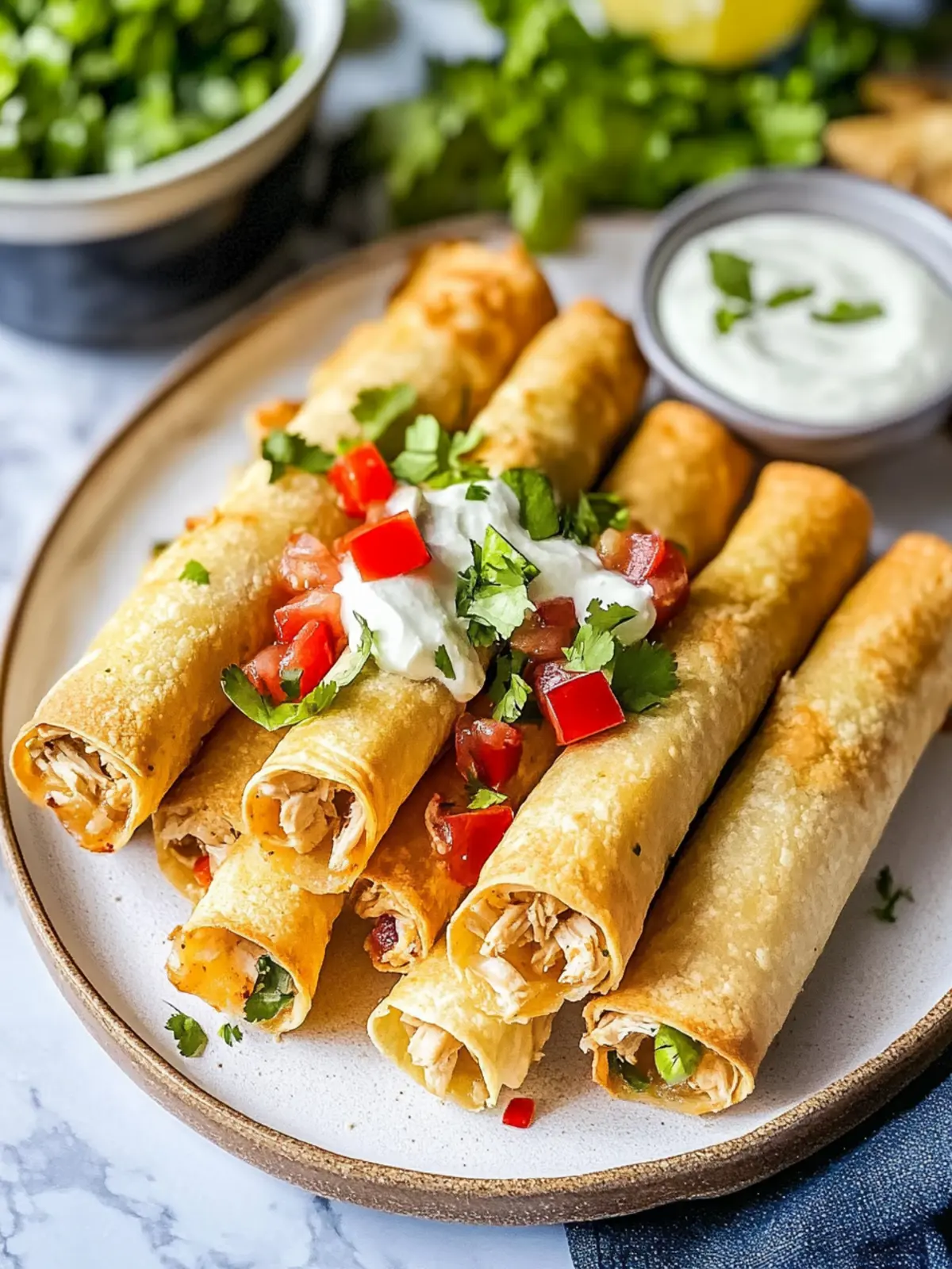 Crispy Air Fryer Chicken Taquitos: A Game-Changer Recipe 5 Air Fryer Chicken Taquitos