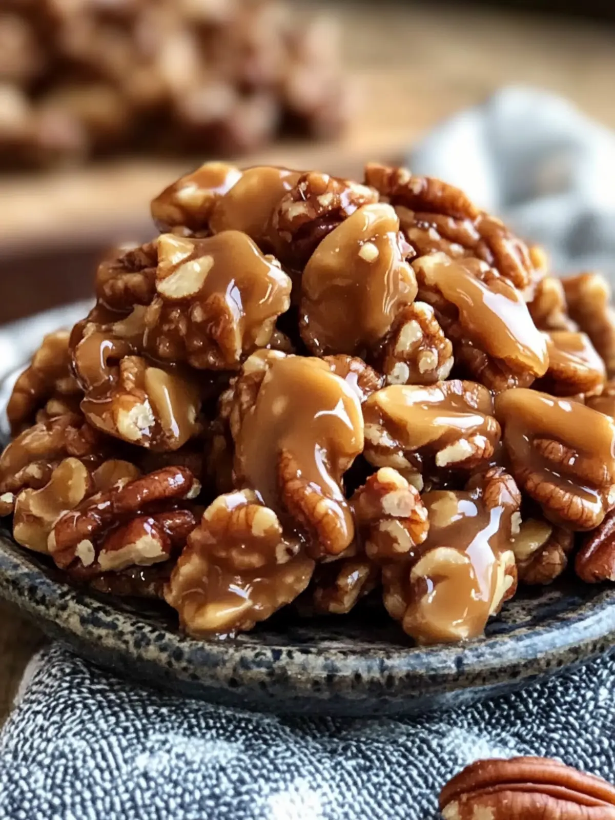 Sweet Soft Caramel Pecan Clusters You'll Crave Daily 4 Soft Caramel Pecan Clusters