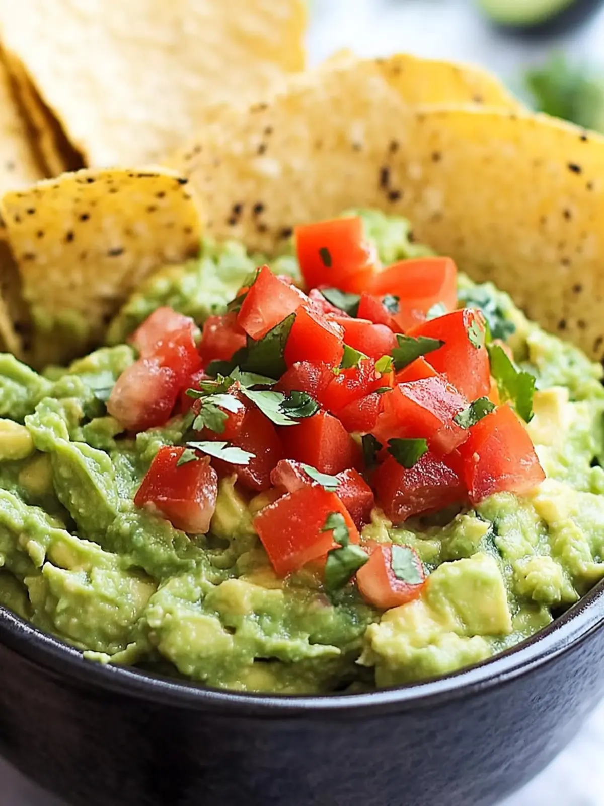 Chunky Cheese Guacamole with a Sweet Strawberry Surprise 4 Chunky Cheese Guacamole