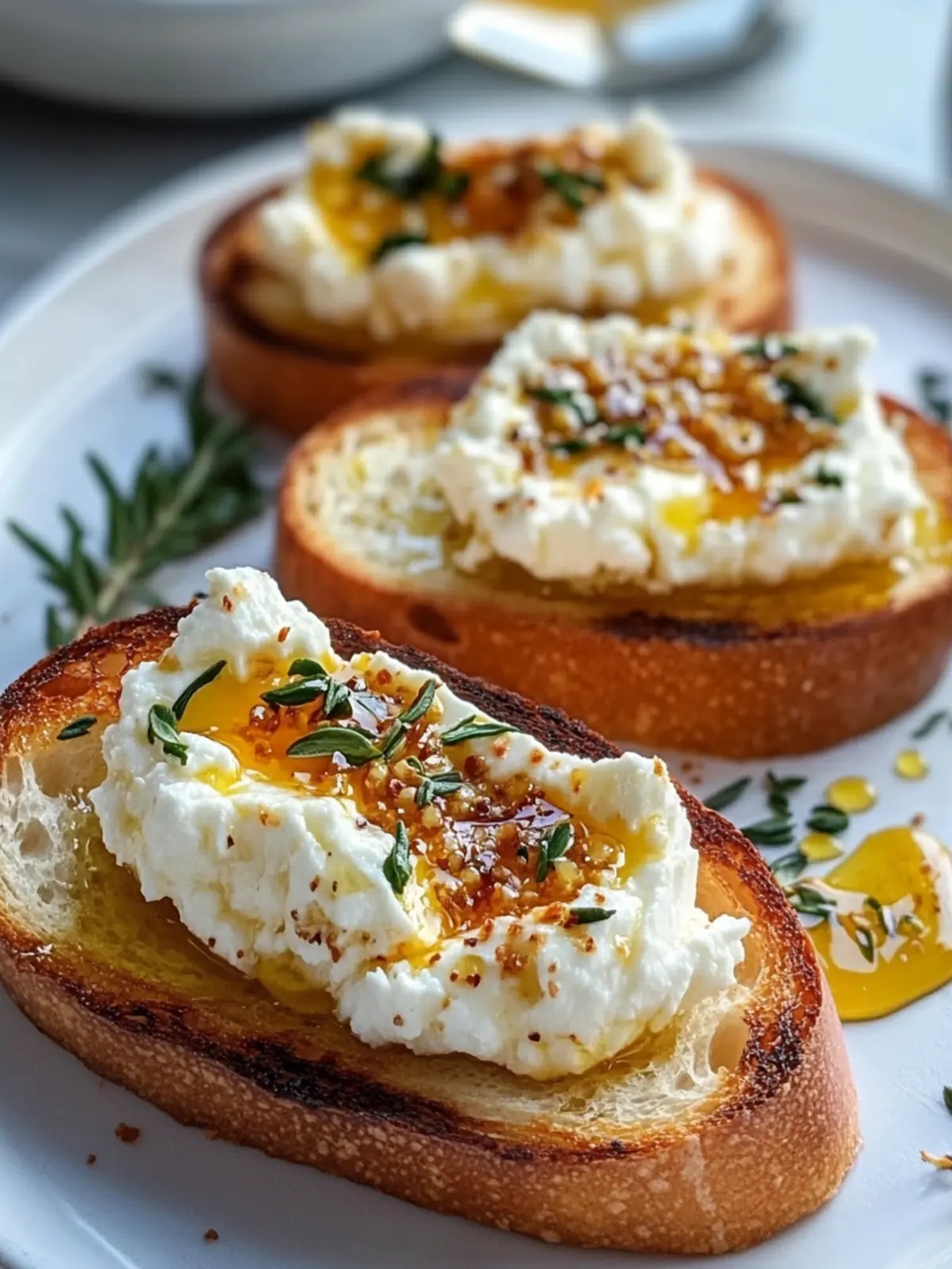 Irresistible Hot Honey Whipped Feta Crostini Made Easy 2 Irresistible Hot Honey Whipped Feta Crostini