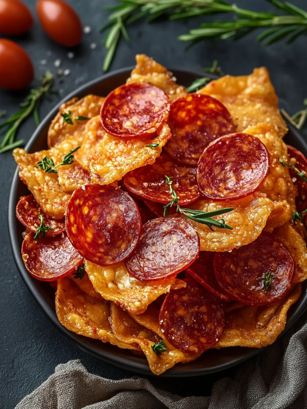 Savory Beef Pepperoni Cheese Crisps for Guilt-Free Snacking 3 Beef Beef Pepperoni Cheese Crisps