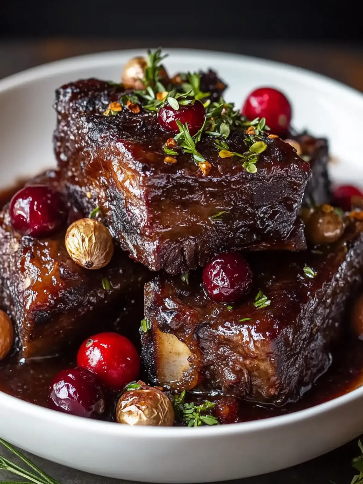Crockpot Cranberry Beef Short Ribs That Melt in Your Mouth 2 Crockpot Cranberry Beef Short Ribs
