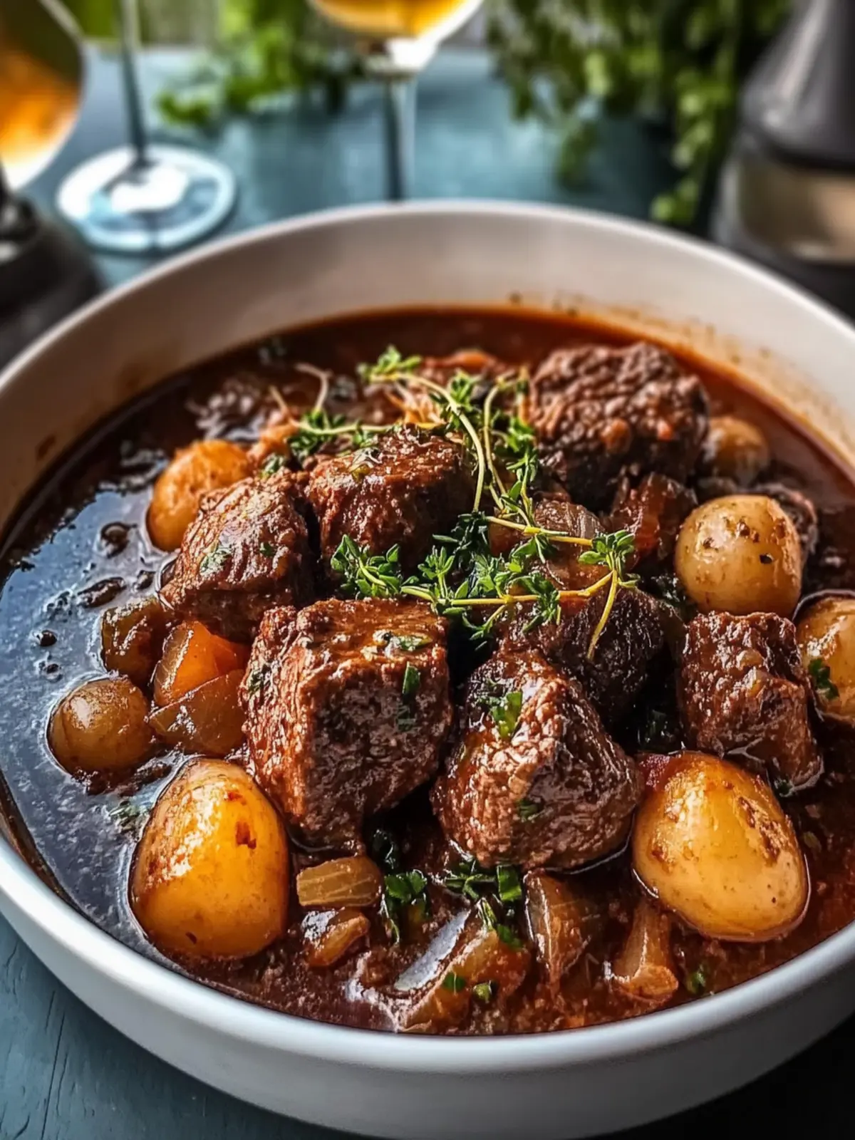 Savory Beef Stifado: A Cozy Greek Family Feast 4 Beef Stifado