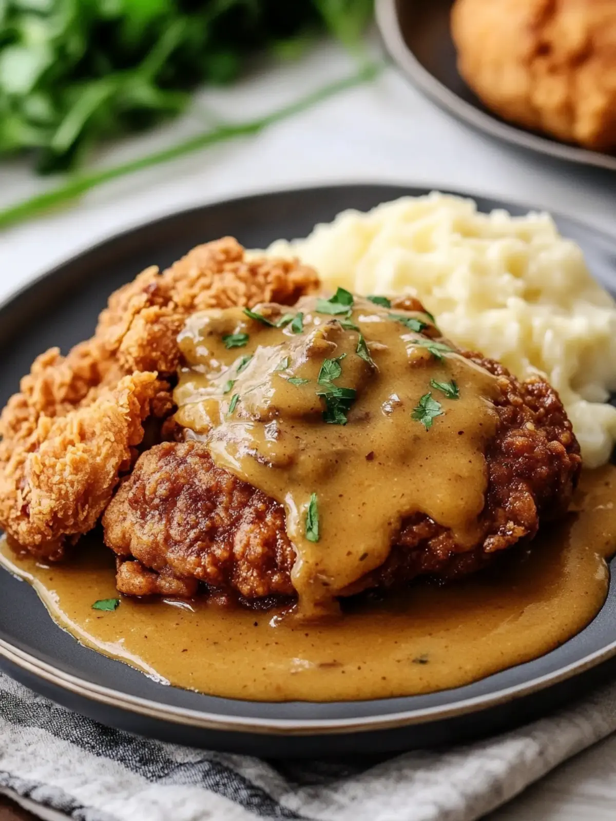 Savor Chicken Fried Steak with Buttery Country Gravy Bliss 4 Chicken Fried Steak with Buttery Country Gravy