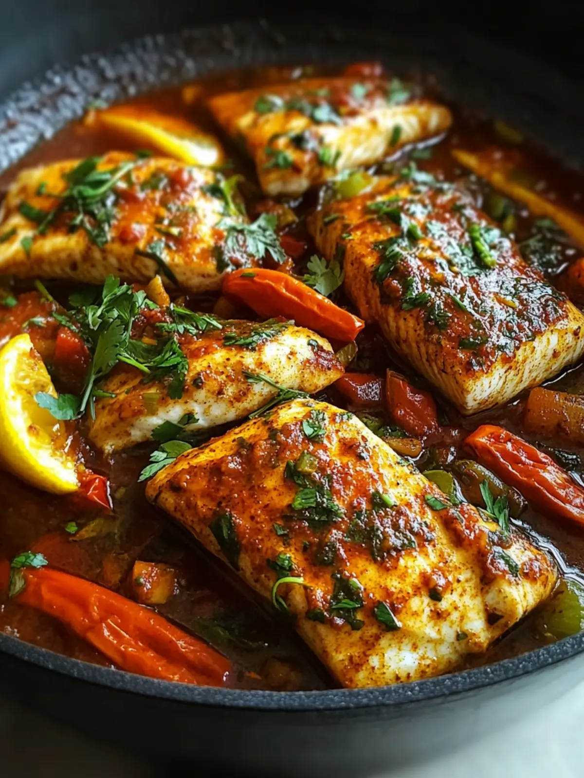 Savor Classic Spicy Moroccan Fish in Rich Sauce Tonight 4 Classic Spicy Moroccan Fish in Rich Sauce
