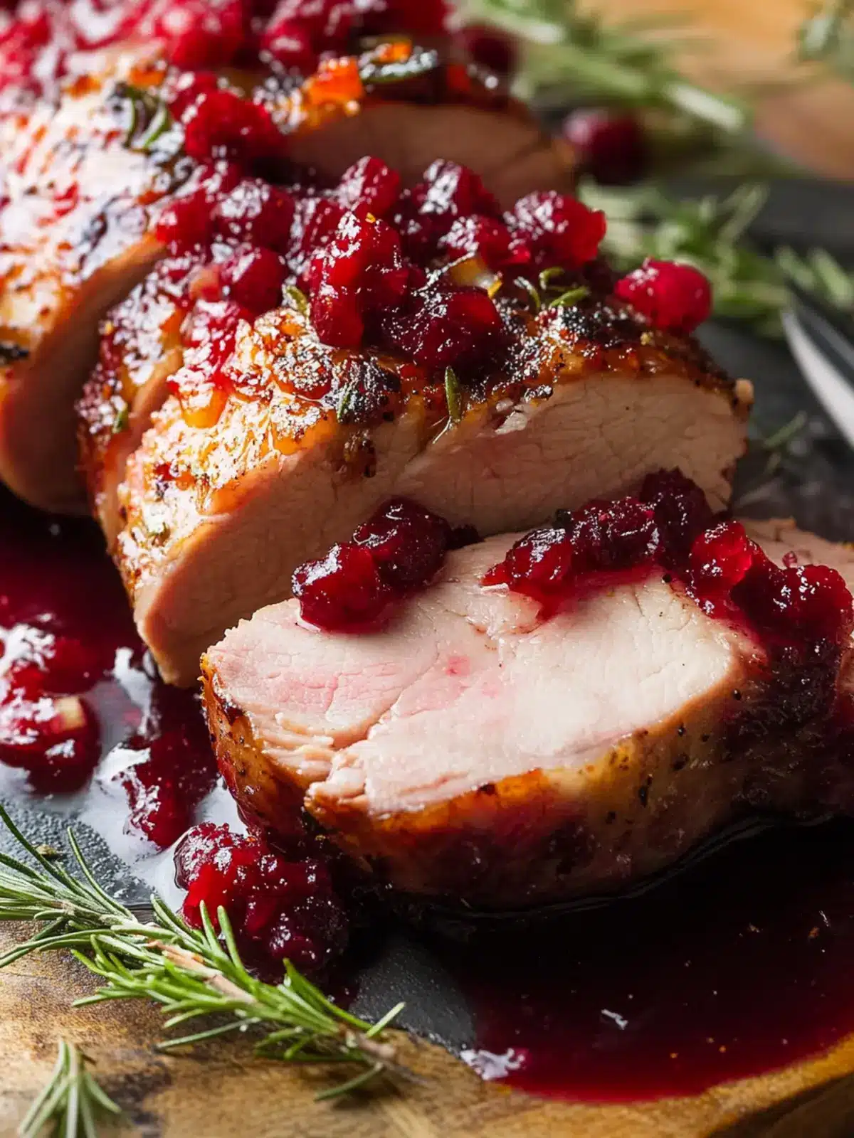 Savory Roasted Pork Tenderloin with Cranberry Glaze Bliss 5 Roasted Pork Tenderloin with Cranberry Glaze
