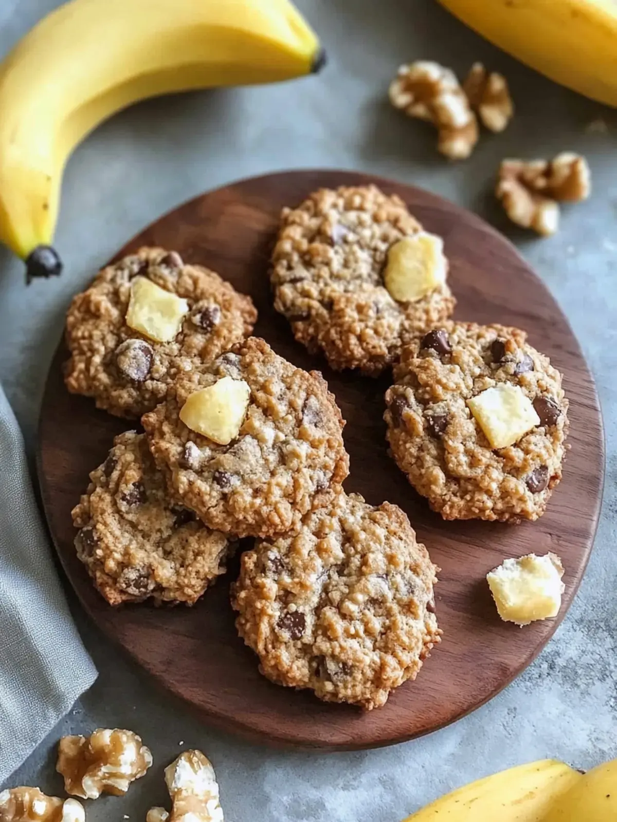 Healthy Chunky Monkey Cookies for Guilt-Free Breakfast Joy 2 Healthy Chunky Monkey Cookies