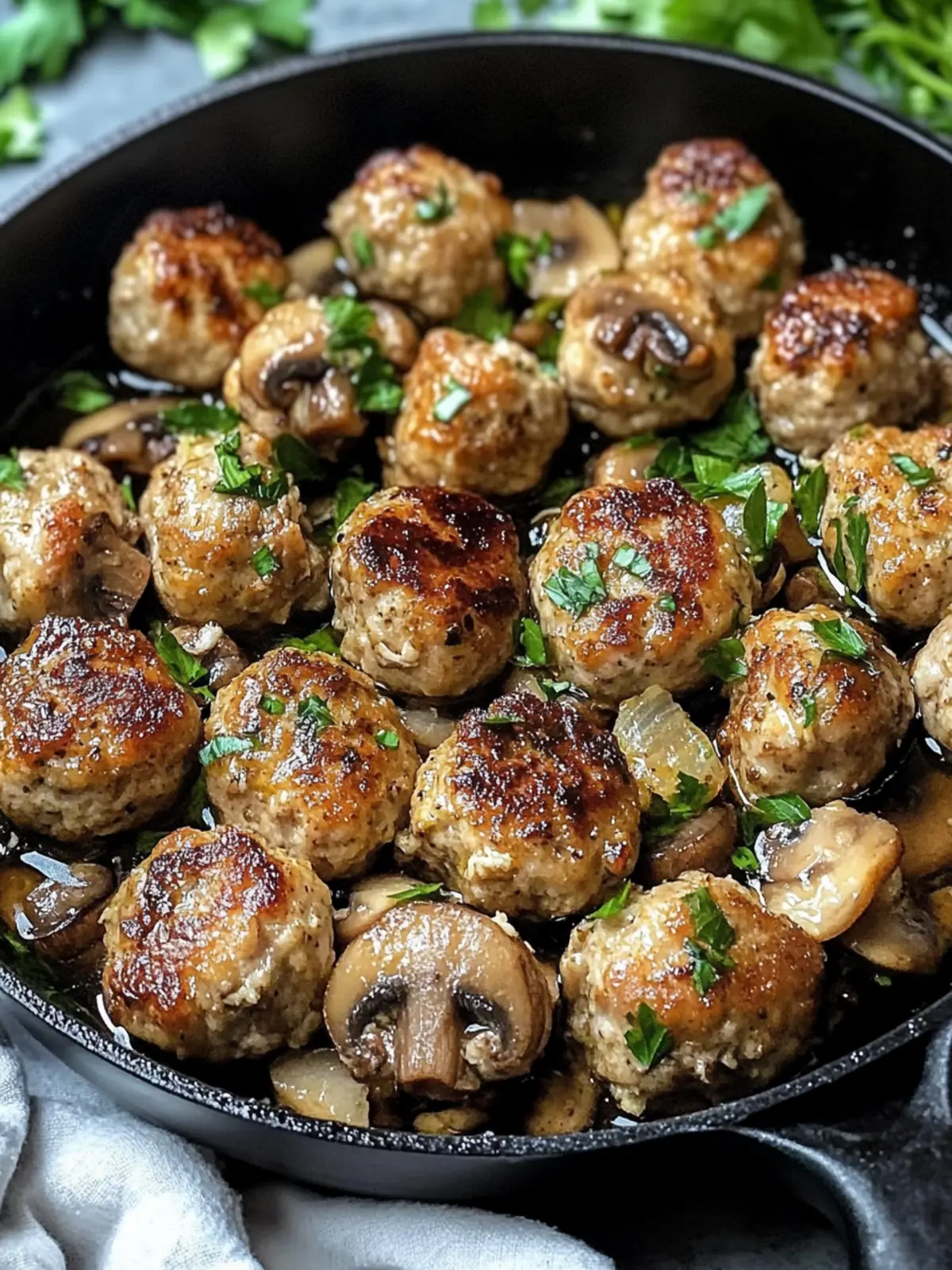 Mushroom Chicken Meatballs: Flavor-Packed & Guilt-Free Delight 3 Mushroom Chicken Meatballs