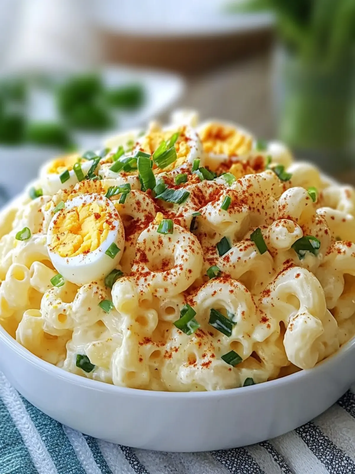 Creamy Deviled Egg Macaroni Salad That's a Summer Smash 2 Creamy Deviled Egg Macaroni Salad