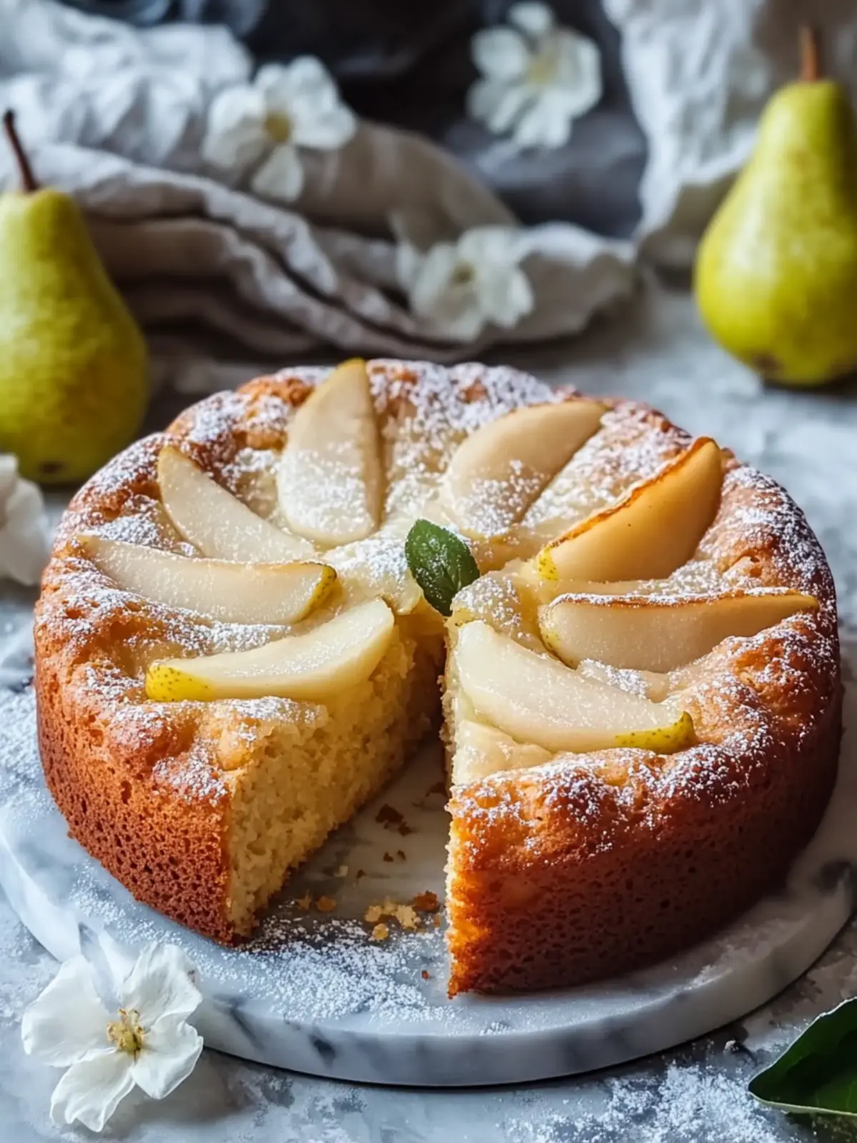 Delicious Italian Pear Cake for a Cozy Dessert Treat 3 Italian Pear Cake
