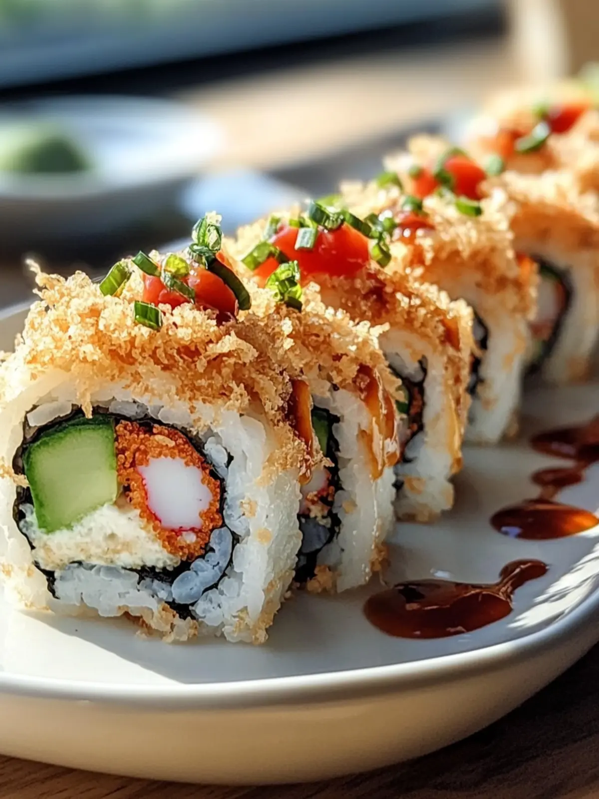 Delicious Homemade California Crunch Roll Sushi Recipe You’ll Love 2 Delicious Homemade California Crunch Roll Sushi Recipe