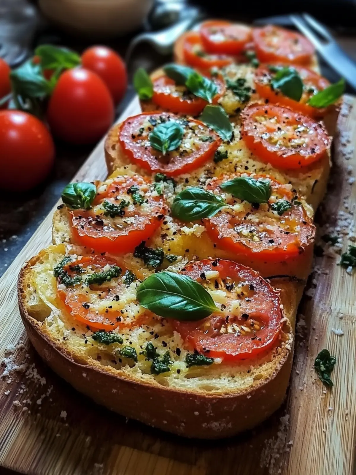 Irresistible Tomato Basil Garlic Bread in Just 30 Minutes 3 Tomato Basil Garlic Bread