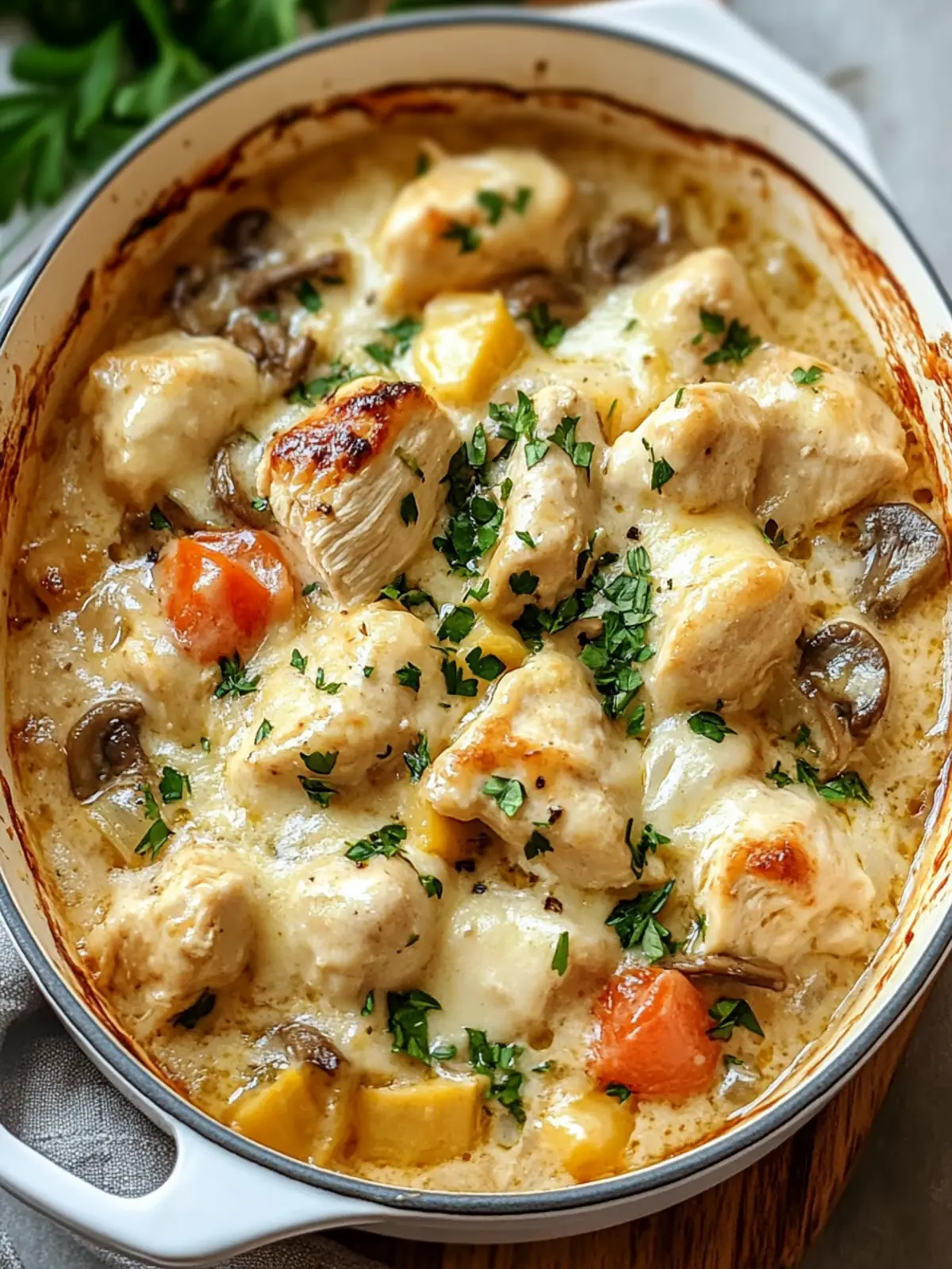 Creamy Chicken Gloria Casserole for Cozy Family Nights 2 Chicken Gloria Casserole