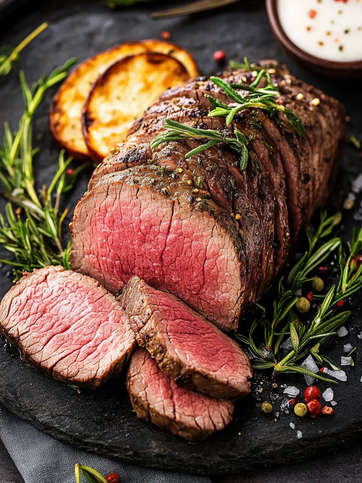 Irresistible Filet of Beef Tenderloin with Creamy Sauce 4 Filet of Beef Tenderloin