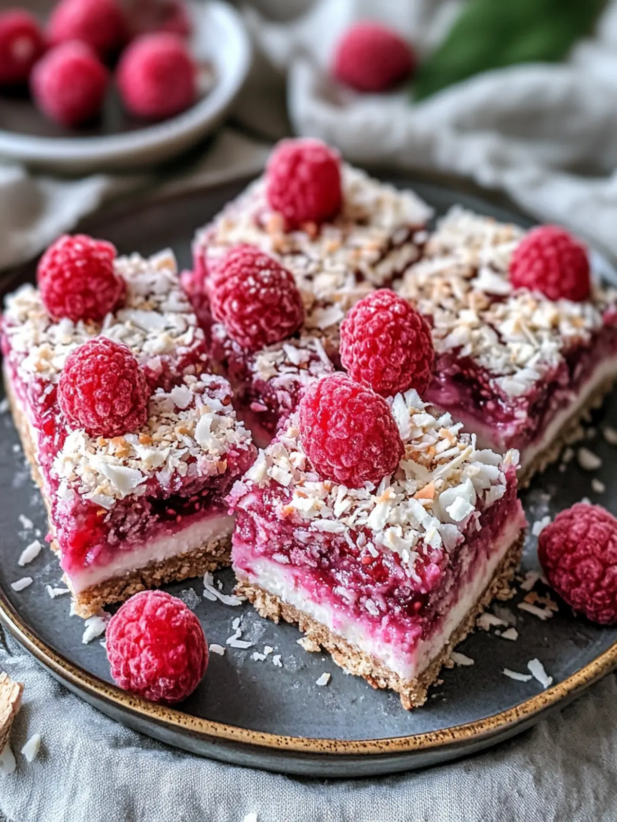 Raspberry Coconut Magic Bars That Will Delight Your Tastebuds 3 raspberry coconut magic bars