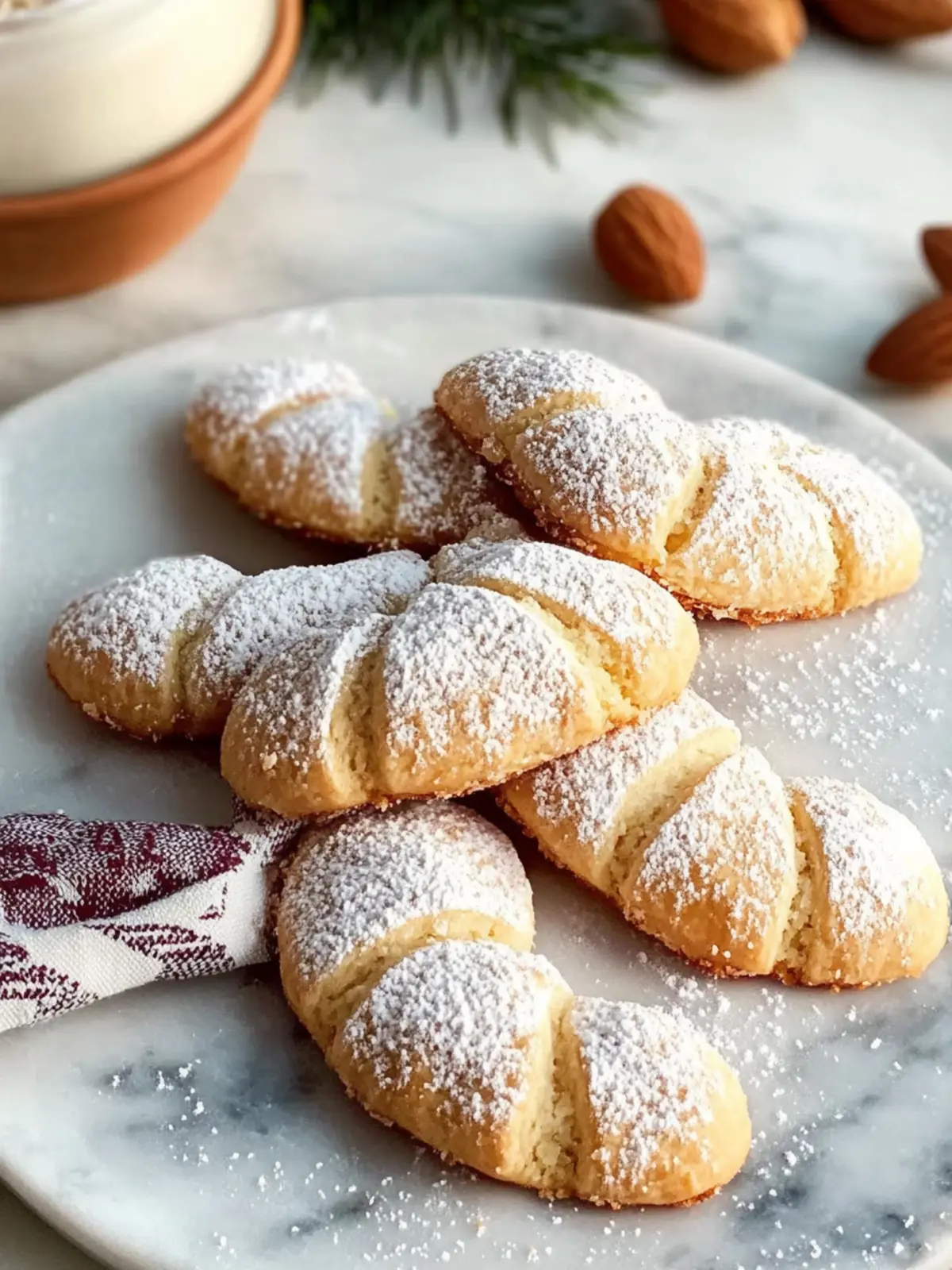 Almond Crescent Cookies: Buttery Delights You'll Cherish! 3 Almond Crescent Cookies
