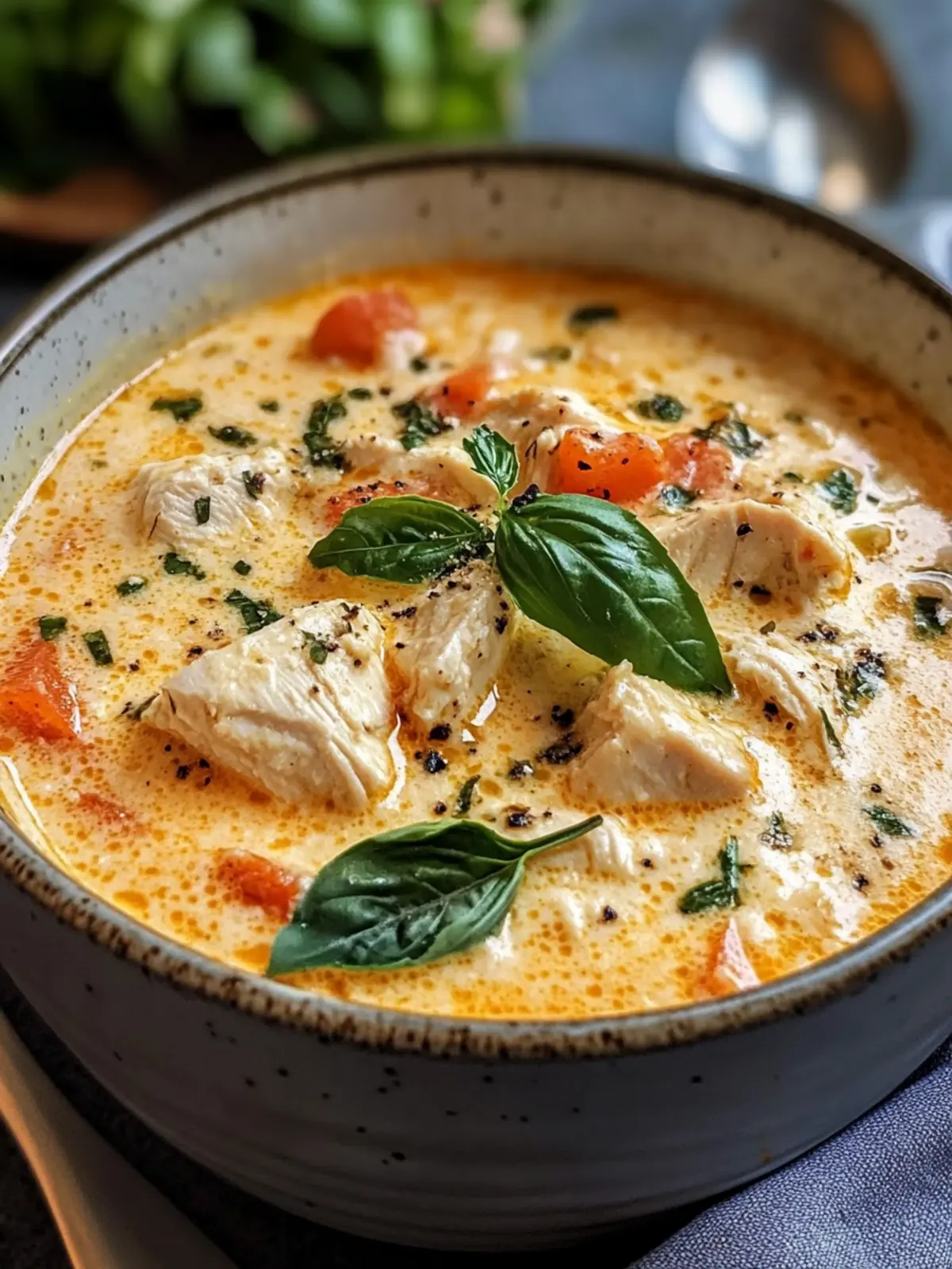 Cozy Up with Crock Pot Creamy Chicken Parmesan Soup 2 Crock Pot Creamy Chicken Parmesan Soup