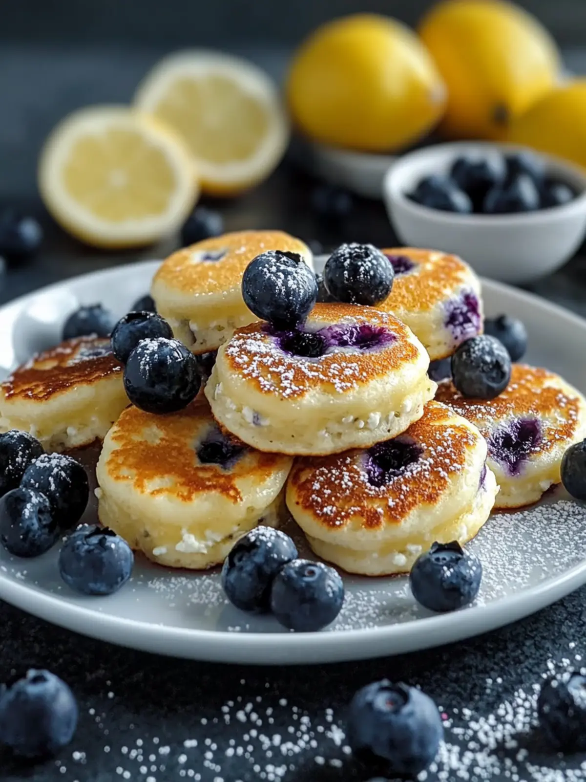Blueberry Lemon Cottage Cheese Pancake Bites for Your Morning Boost 2 Blueberry Lemon Cottage Cheese Pancake Bites