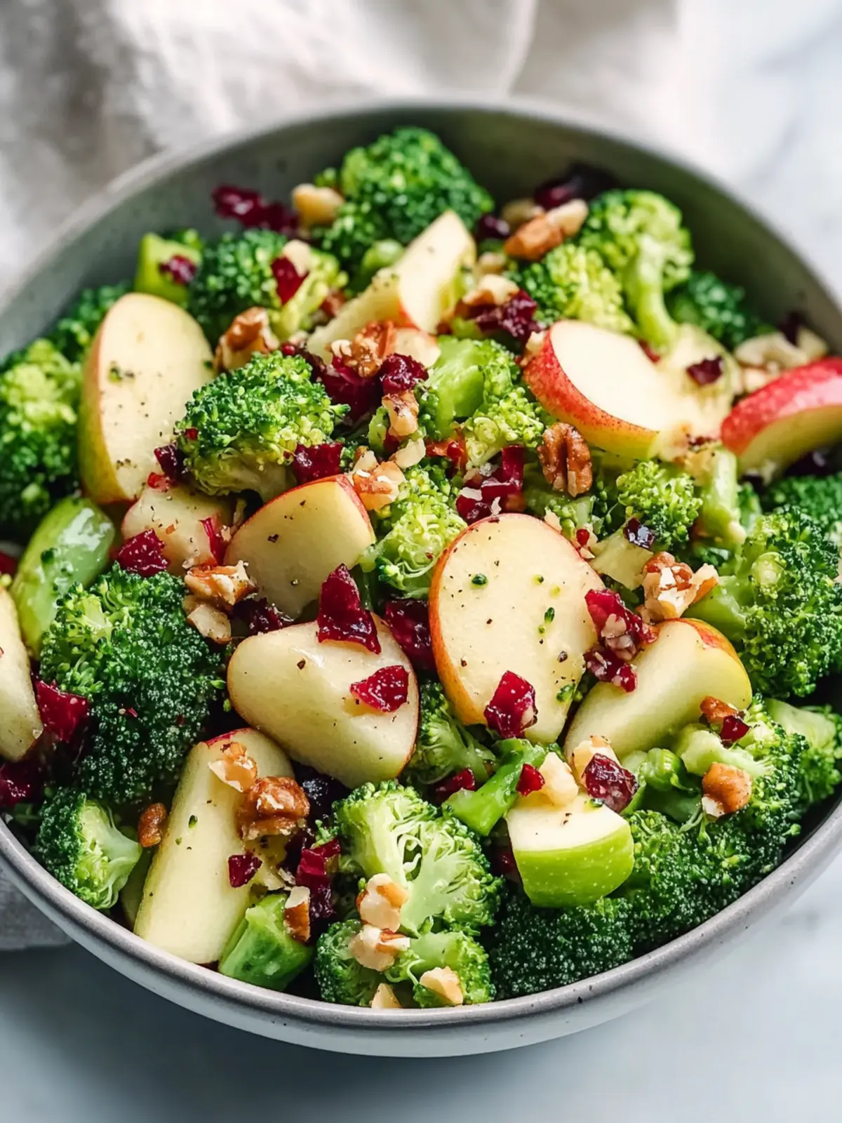 Zesty Apple Broccoli Salad: A Crunchy, Creamy Delight 2 Apple Broccoli Salad