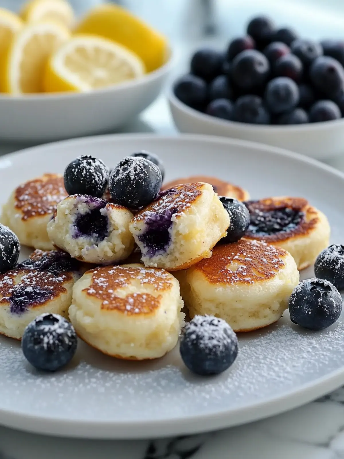 Blueberry Lemon Cottage Cheese Pancake Bites for Your Morning Boost 4 Blueberry Lemon Cottage Cheese Pancake Bites