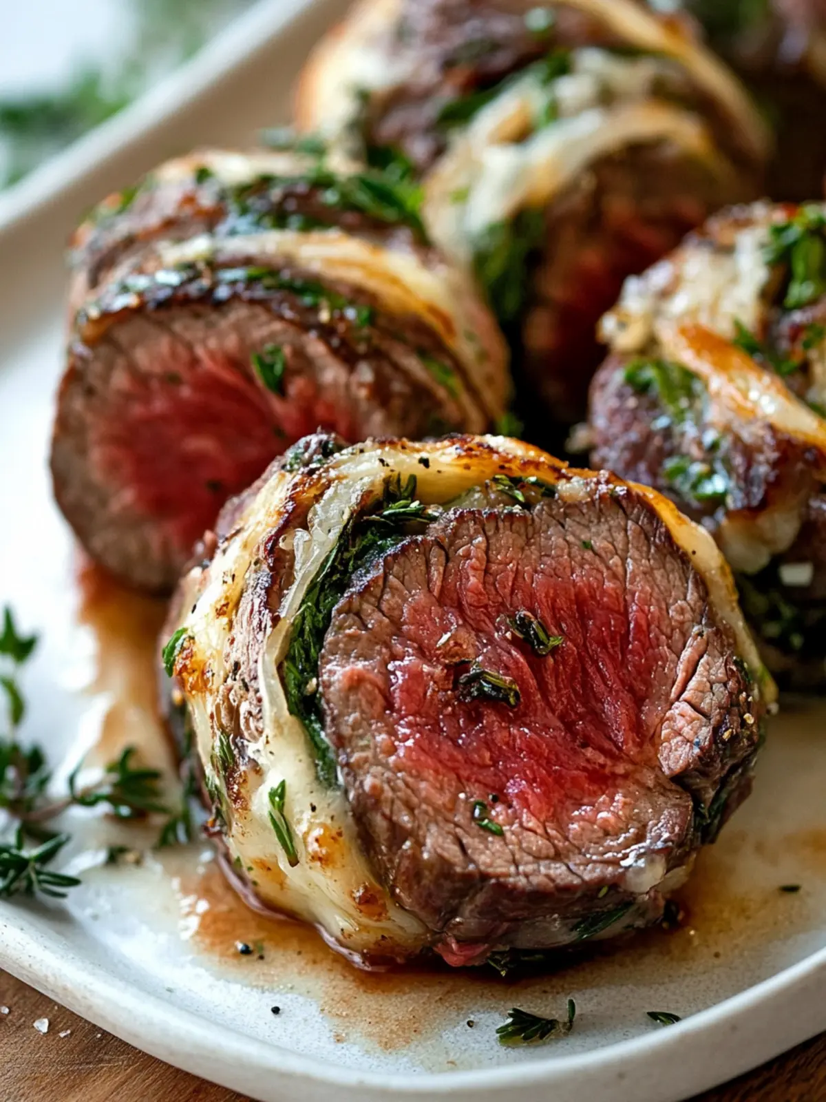 Mouthwatering Steak Pinwheels for a Flavorful Dinner Delight 2 Steak Pinwheels