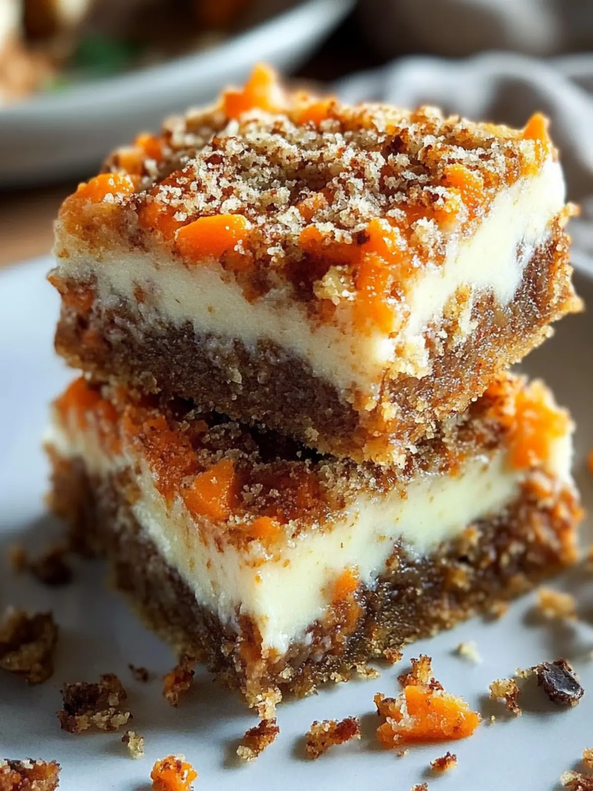 Indulgent Carrot Cake Cream Cheese Bars Recipe You’ll Love 4 Indulgent Carrot Cake Cream Cheese Bars Recipe