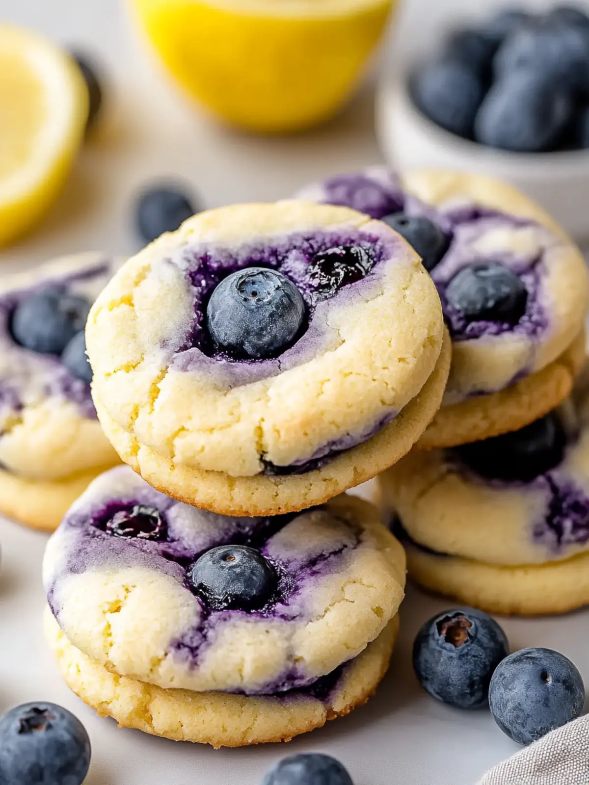 Lemon Blueberry Cheesecake Cookies: Summer Bliss Awaits! 3 Lemon Blueberry Cheesecake Cookies