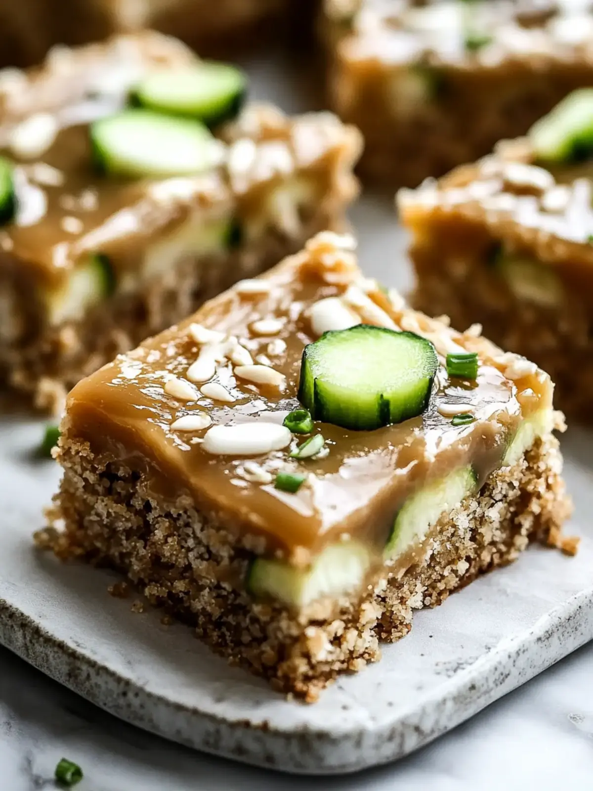 Irresistible Caramel Frosted Zucchini Bars You’ll Love 3 Caramel Frosted Zucchini Bars