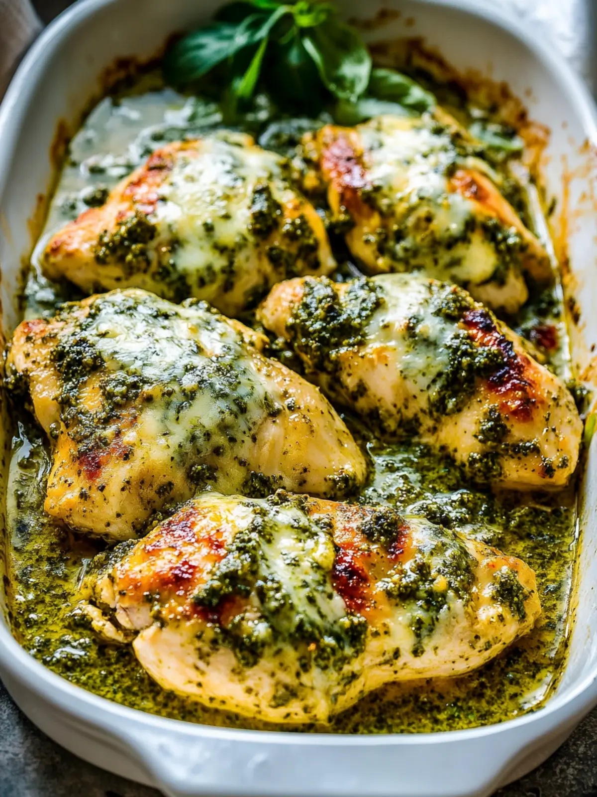 Irresistibly Easy Baked Pesto Chicken for Busy Weeknights 3 Easy Baked Pesto Chicken